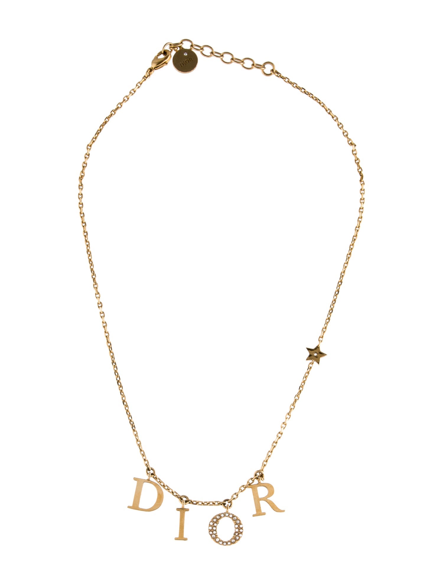 Christian Dior Crystal Dio(r)evolution Chain Necklace