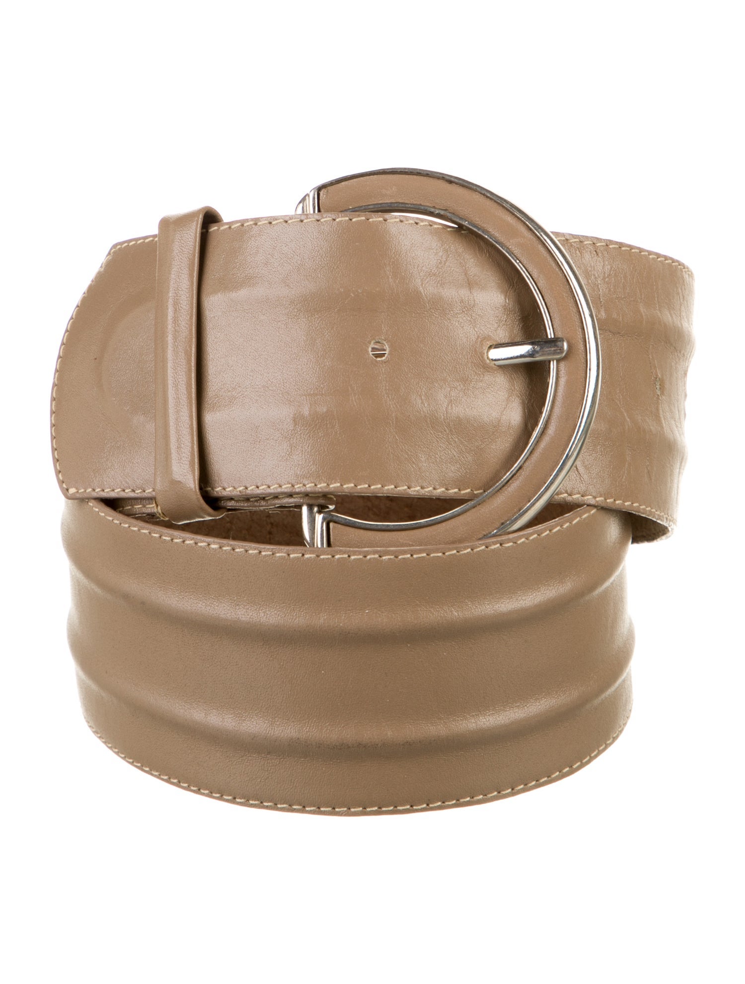 Christian Dior Wide Leather Waist Belt