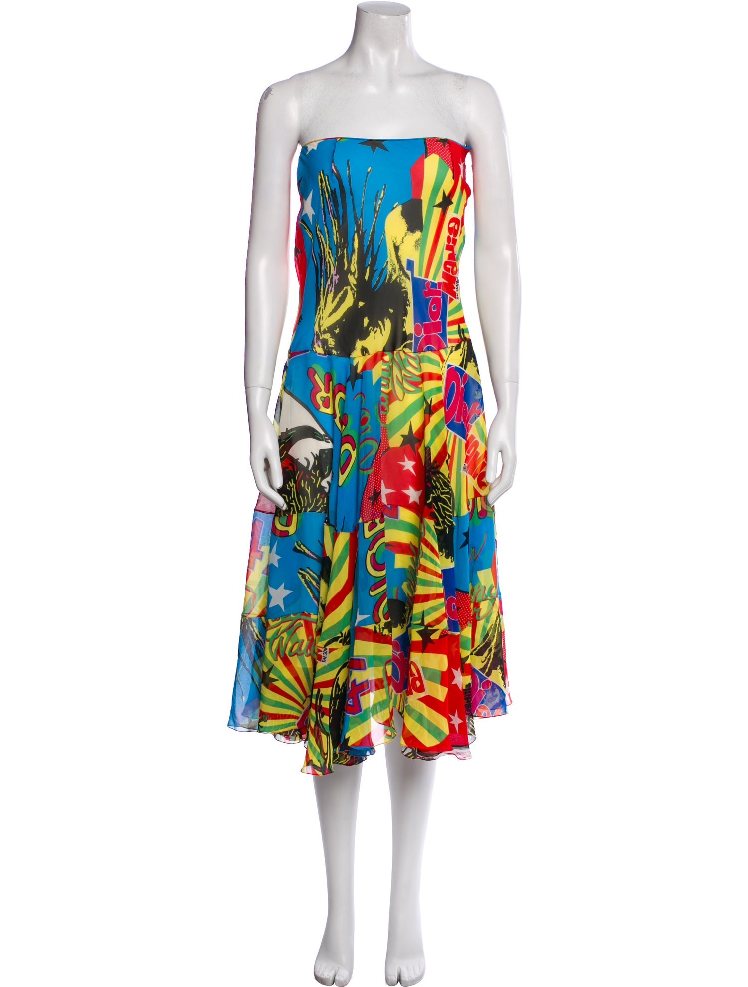 Christian Dior Vintage Knee-Length Dress