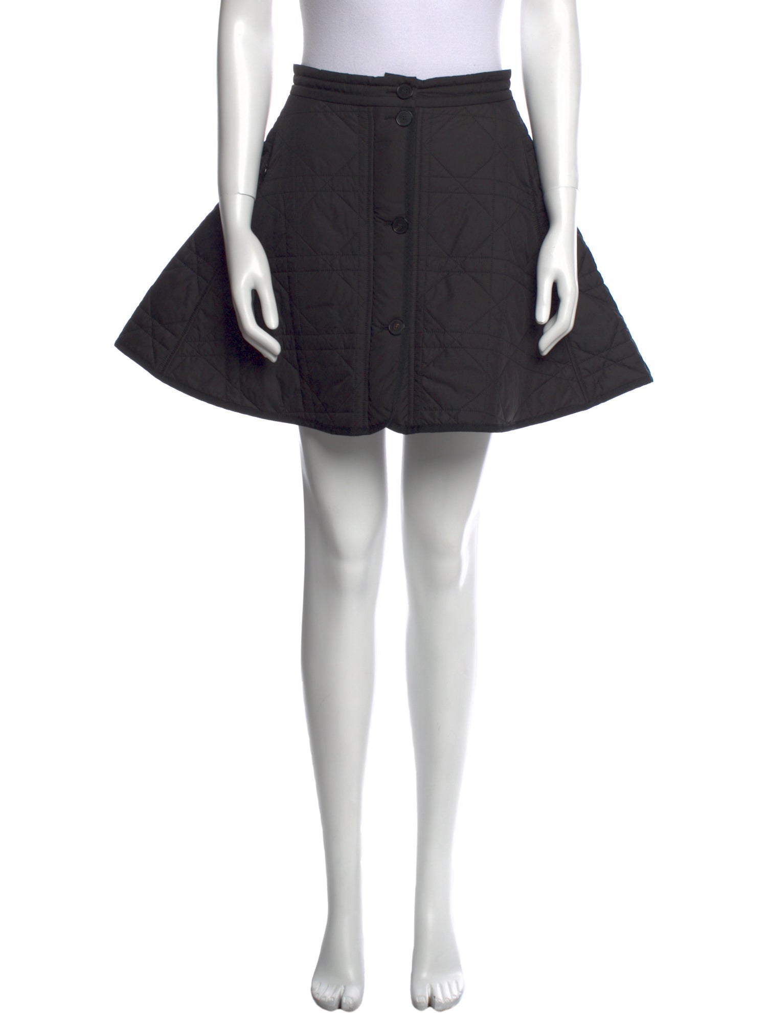 Christian Dior Pleated Accents Mini Skirt