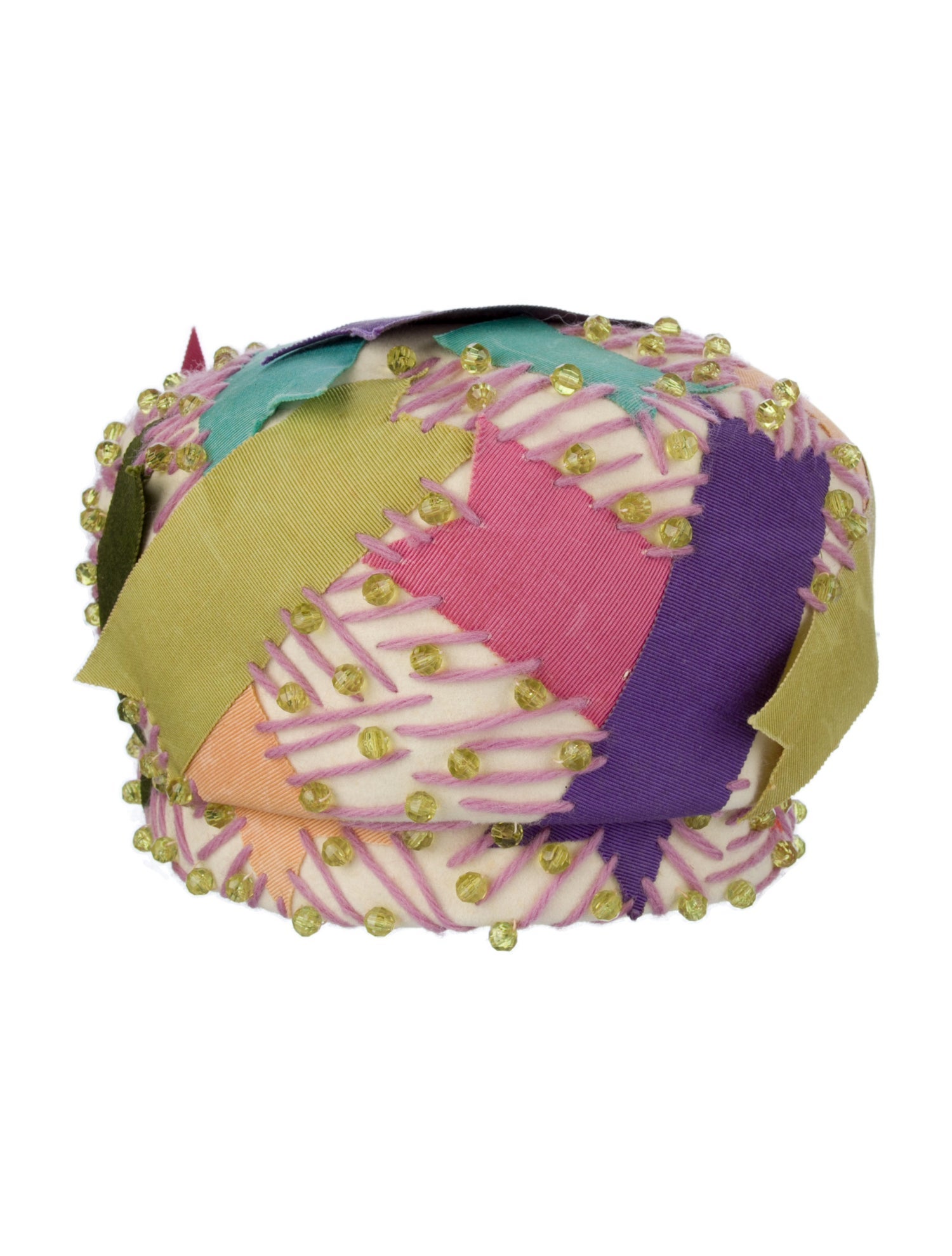 Christian Dior Chapeaux Vintage Beaded Hat