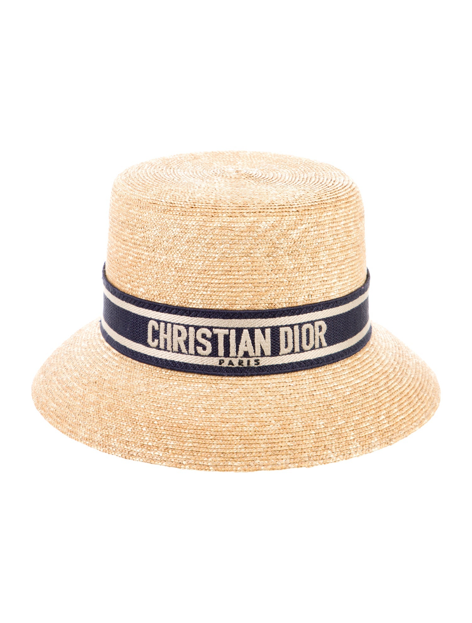 Christian Dior Woven Straw Hat