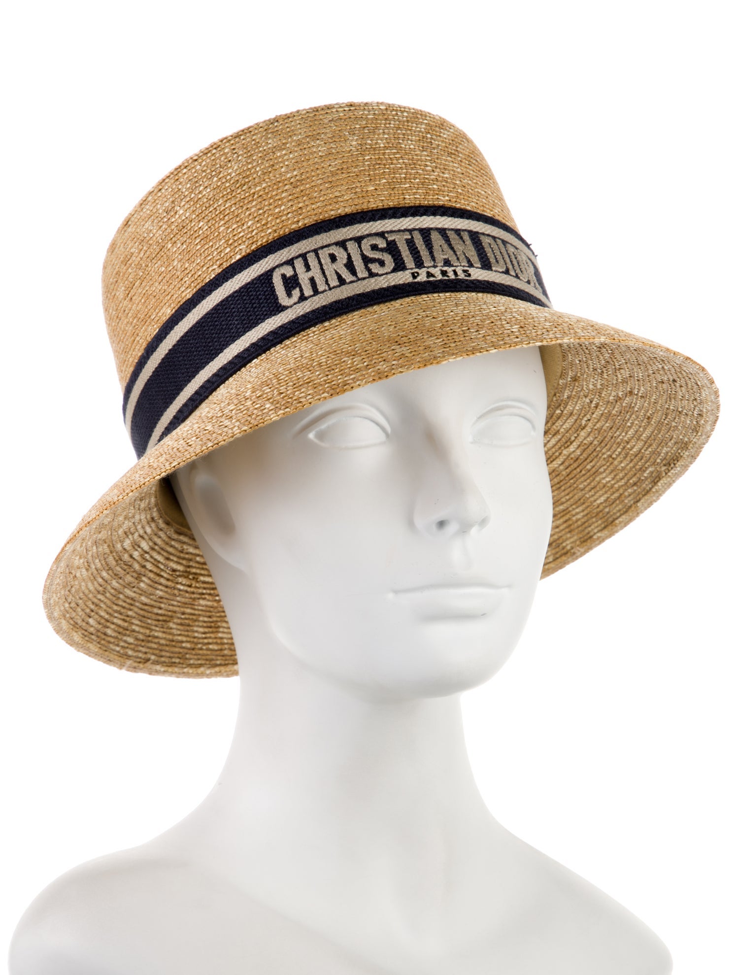 Christian Dior Woven Straw Hat