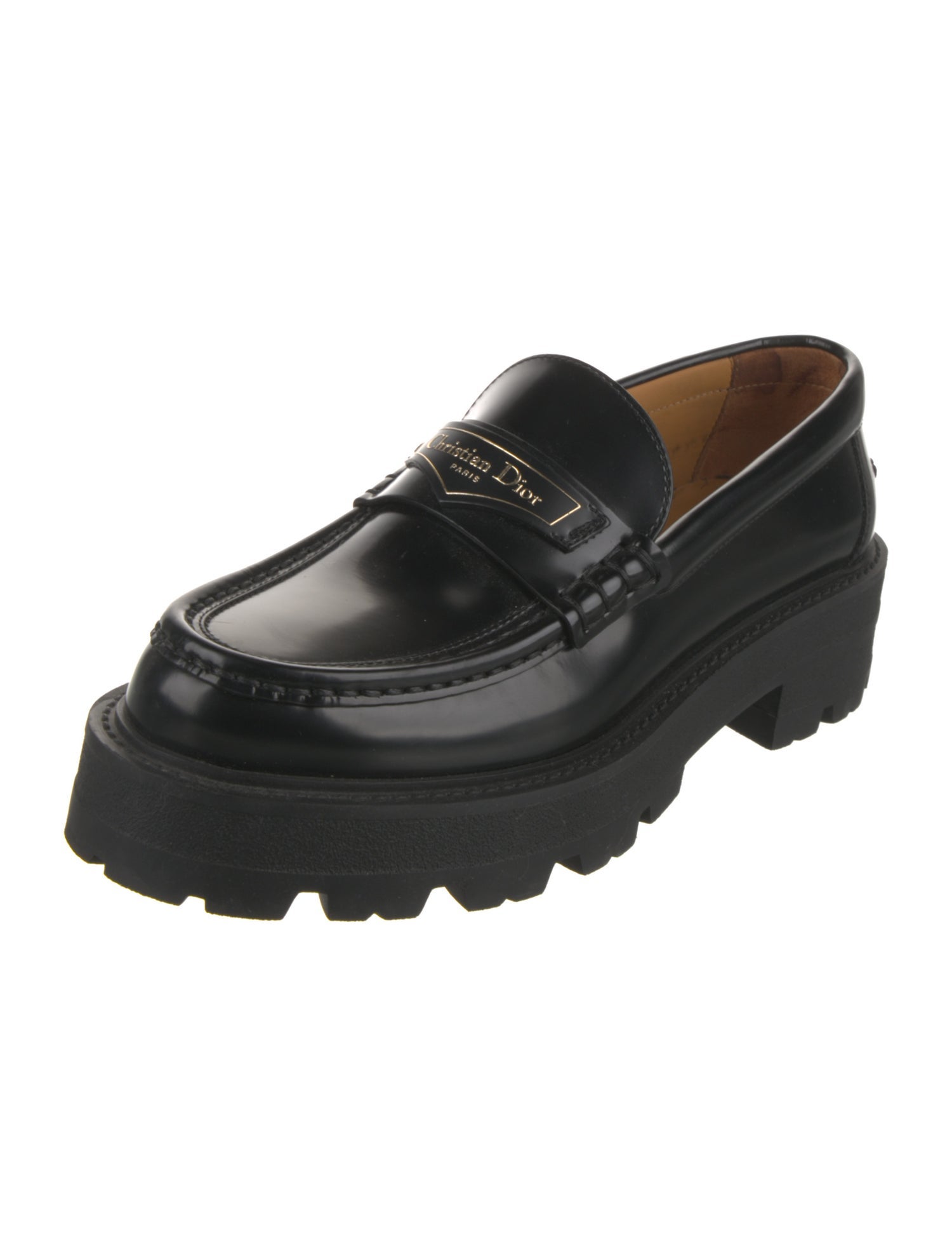 Christian Dior Leather Loafers