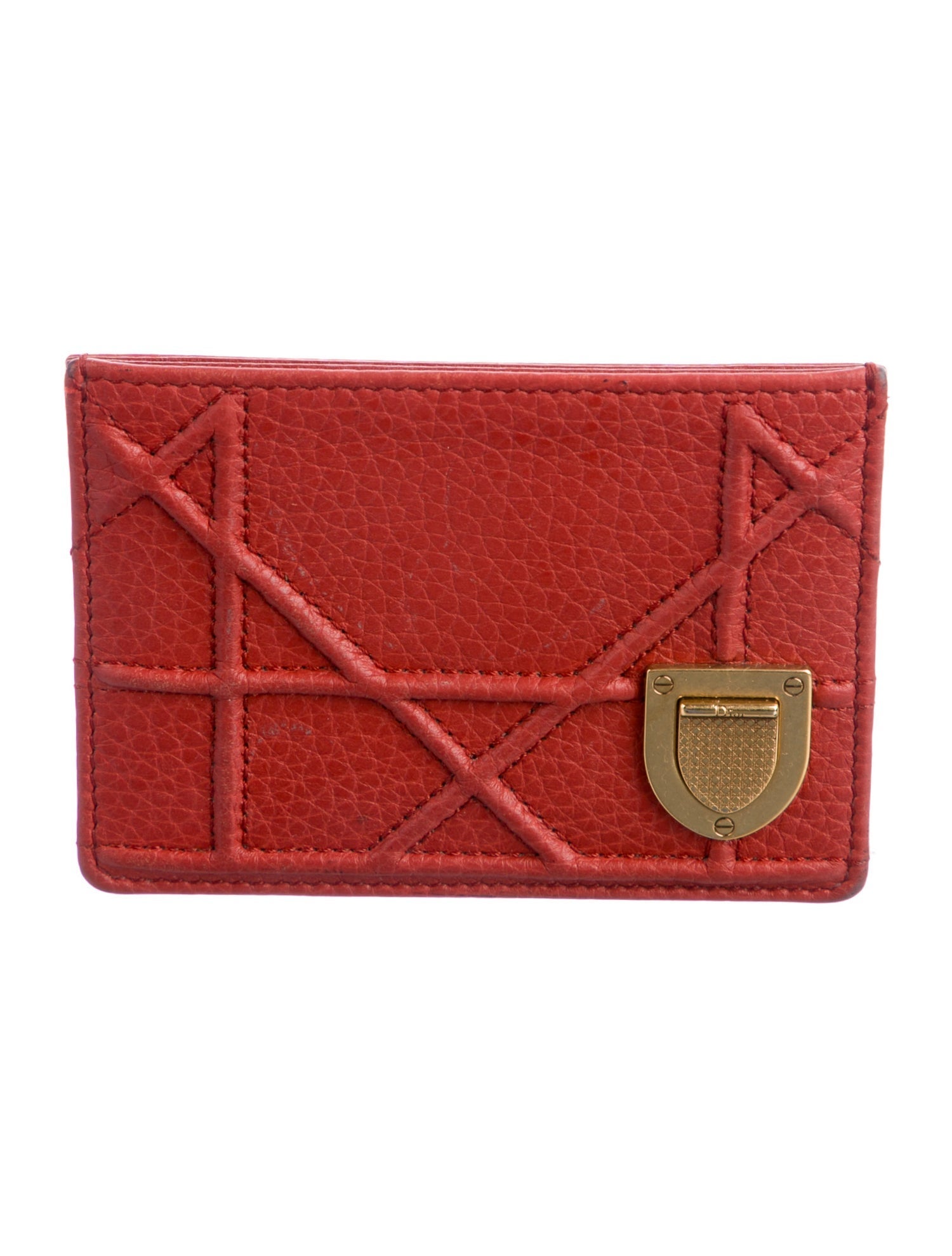 Christian Dior 2017 Diorama Card Holder Wallet