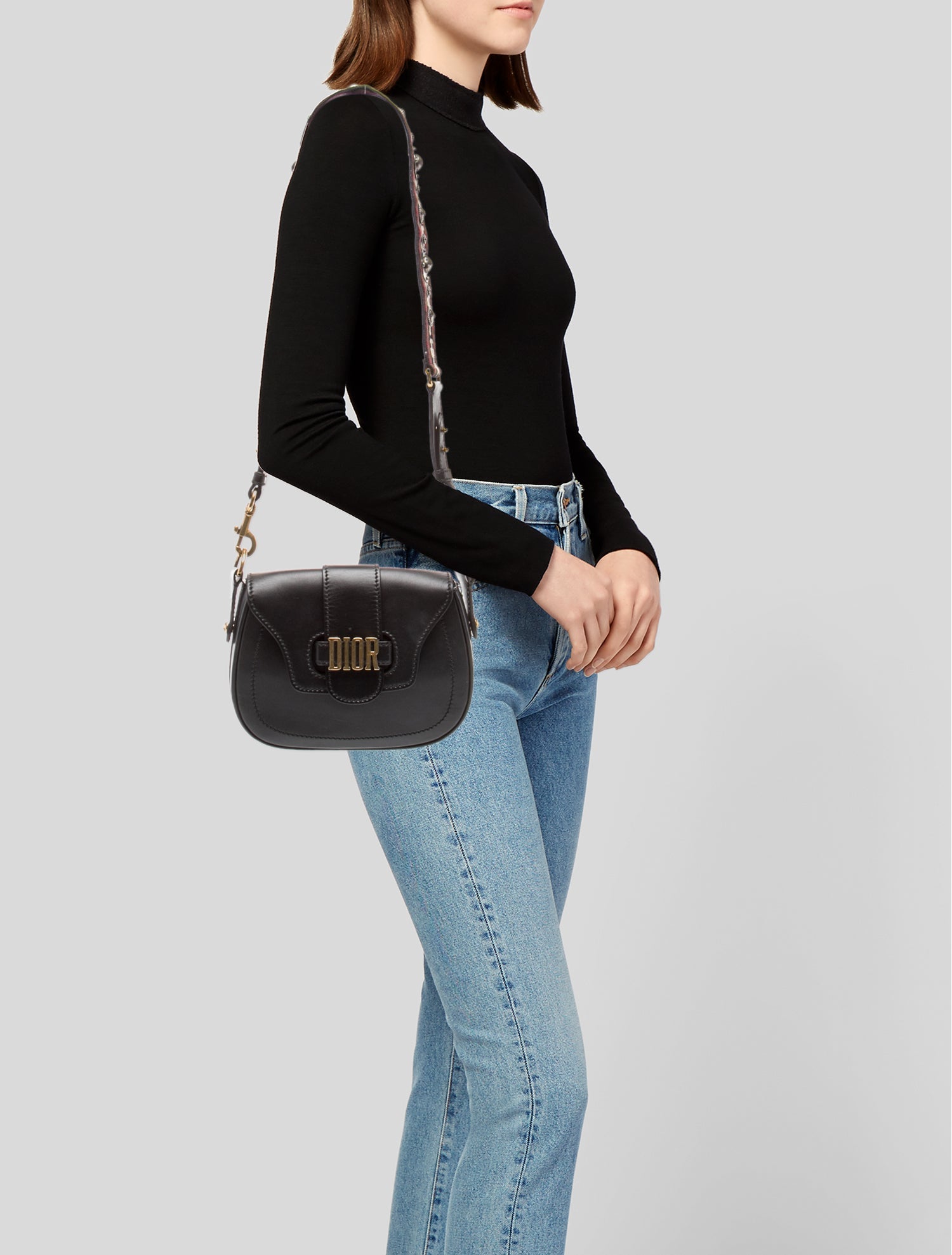 Christian Dior Leather Saddle