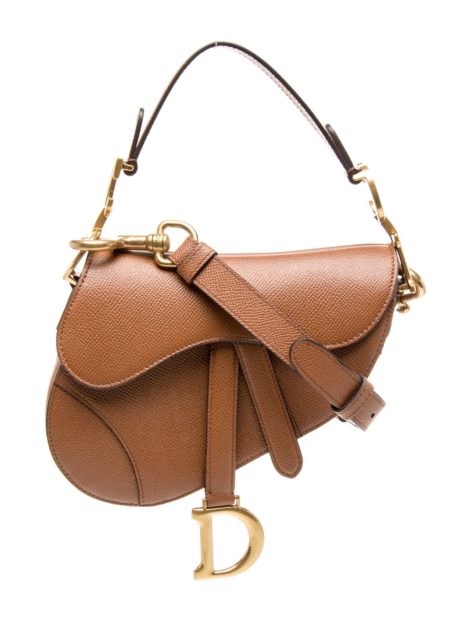 Christian Dior Leather Saddle Mini 2023