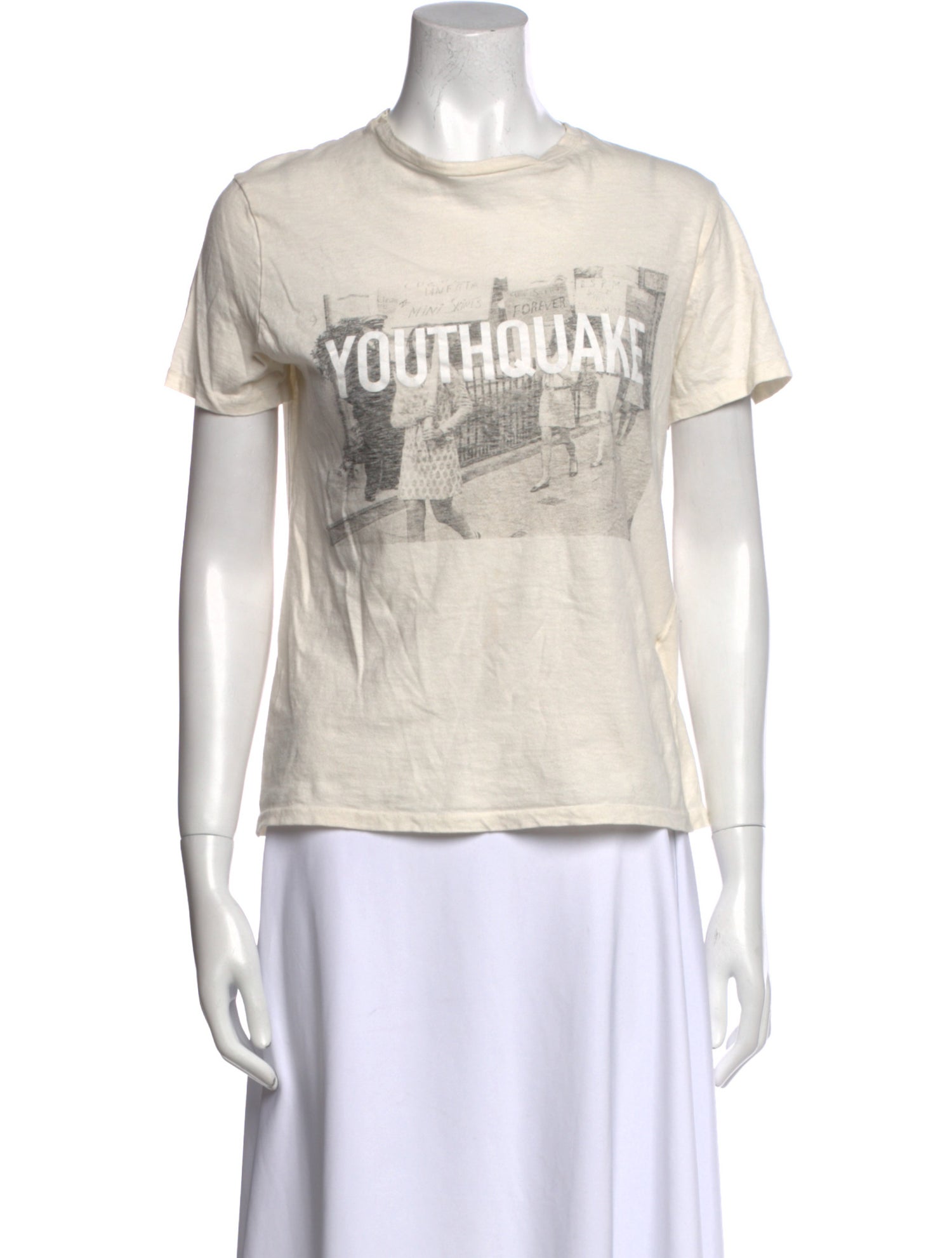 Christian Dior Graphic Print Crew Neck T-Shirt