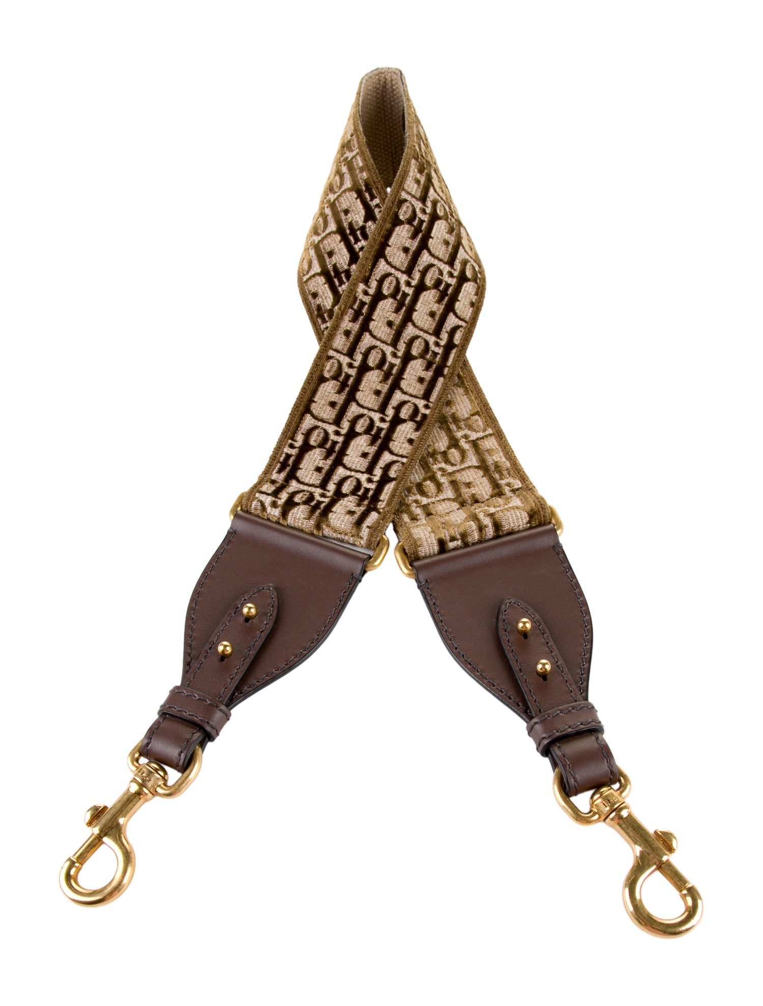 Christian Dior Logo Printed Bag Strap