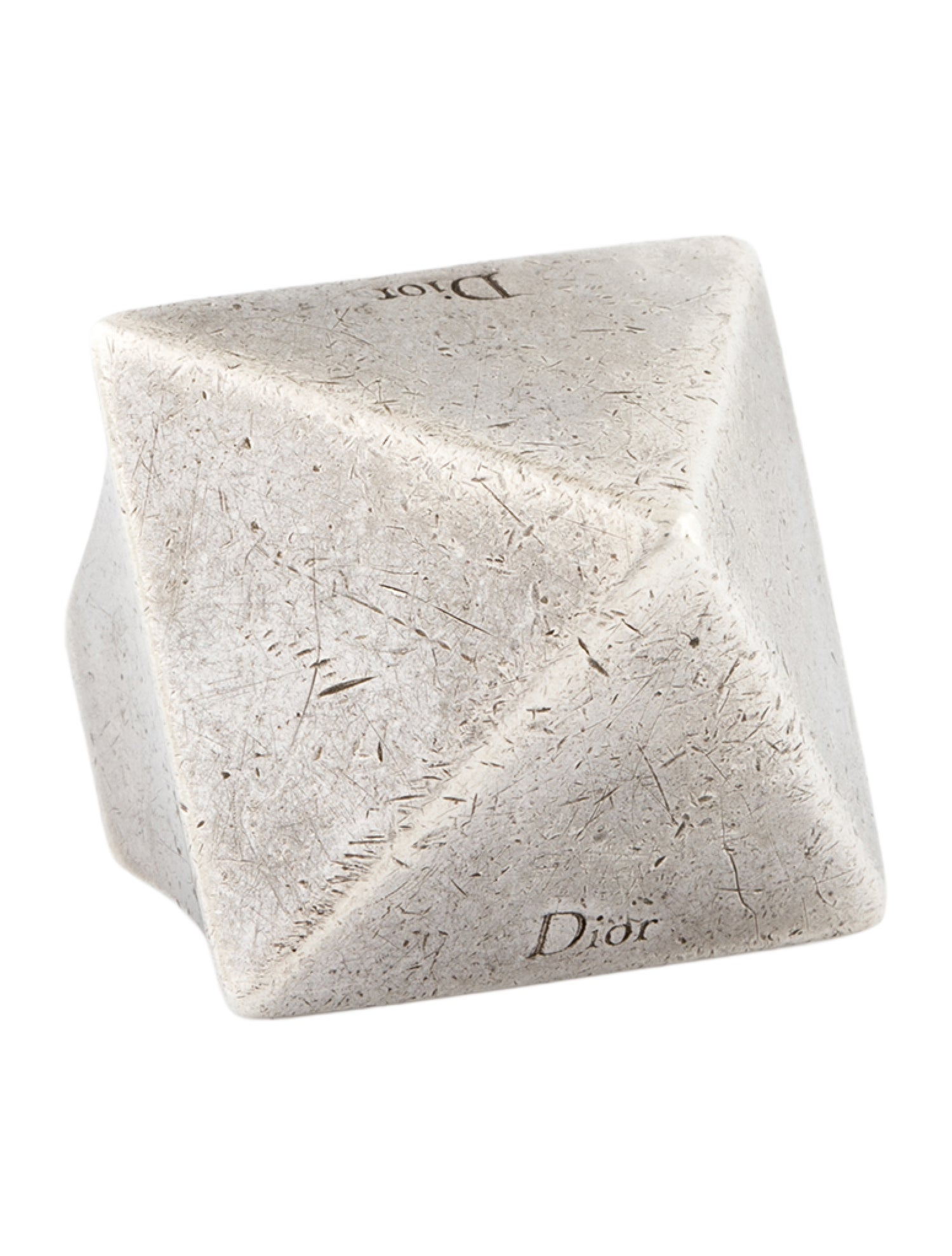 Christian Dior Pyramid Cocktail Ring
