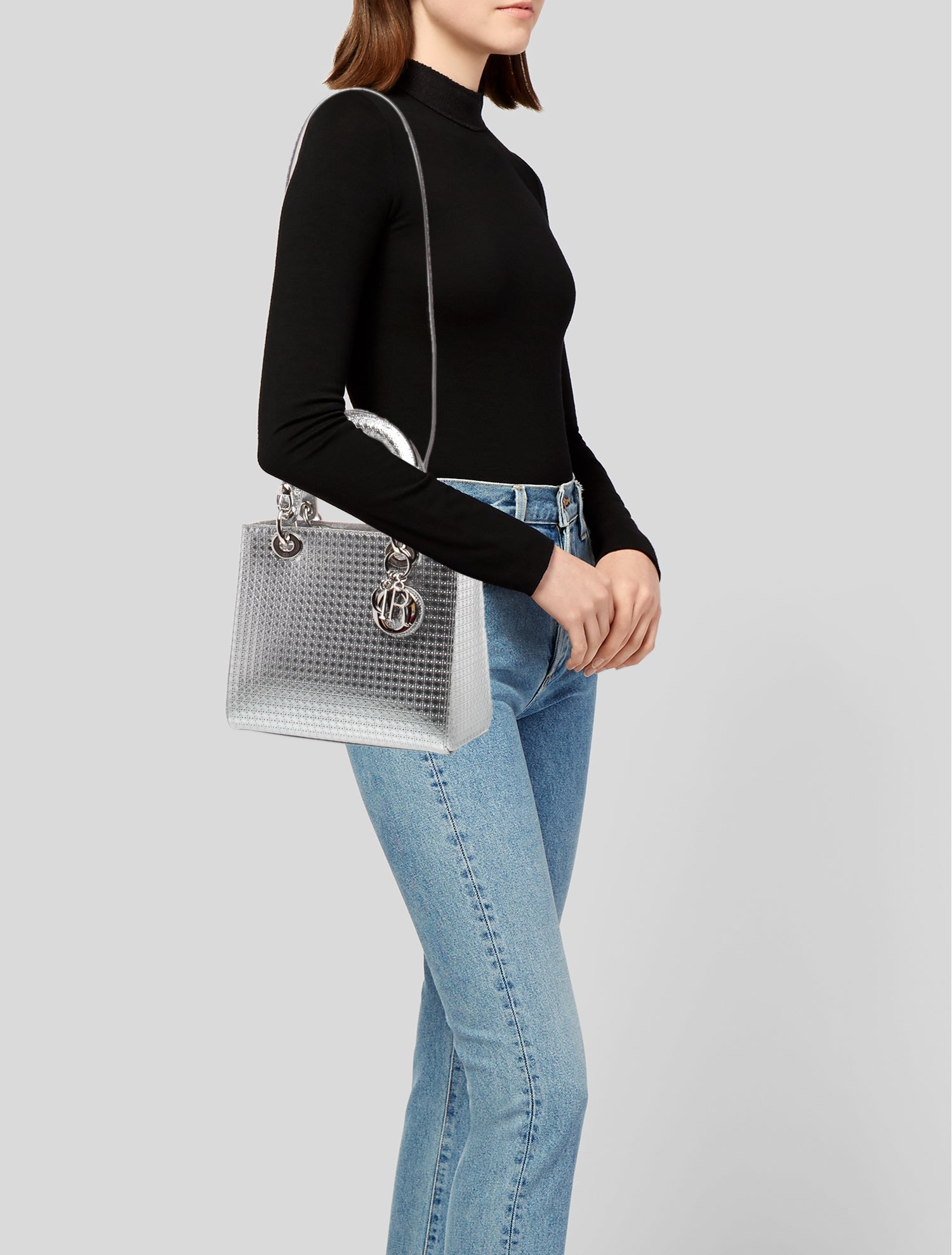 Christian Dior Cannage Lady Dior Medium