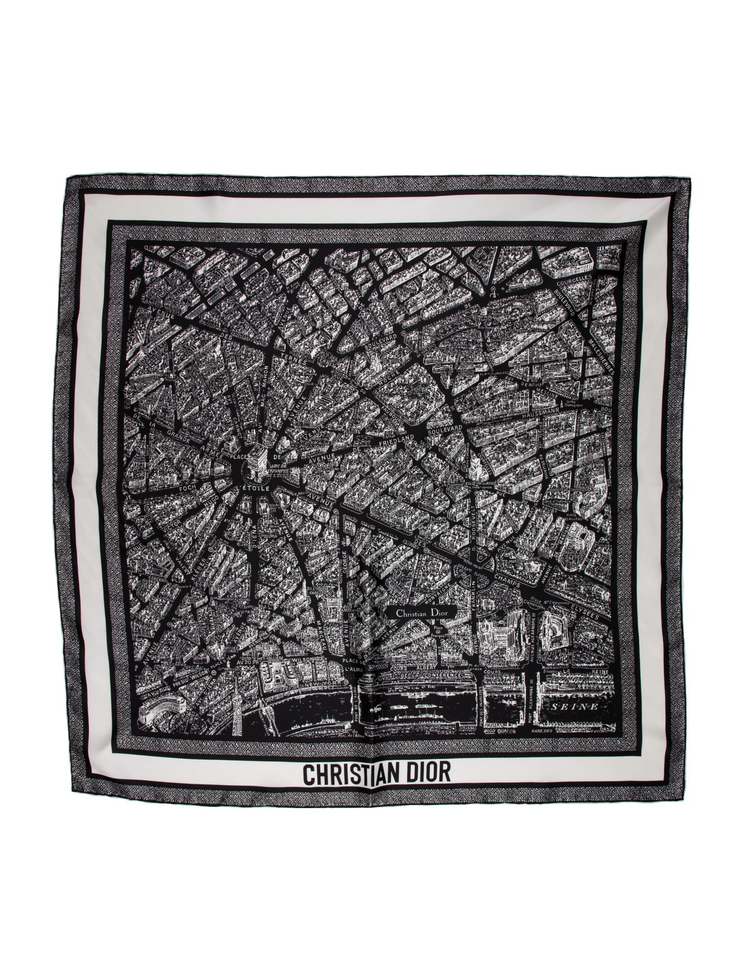 Christian Dior Silk Printed Scarf