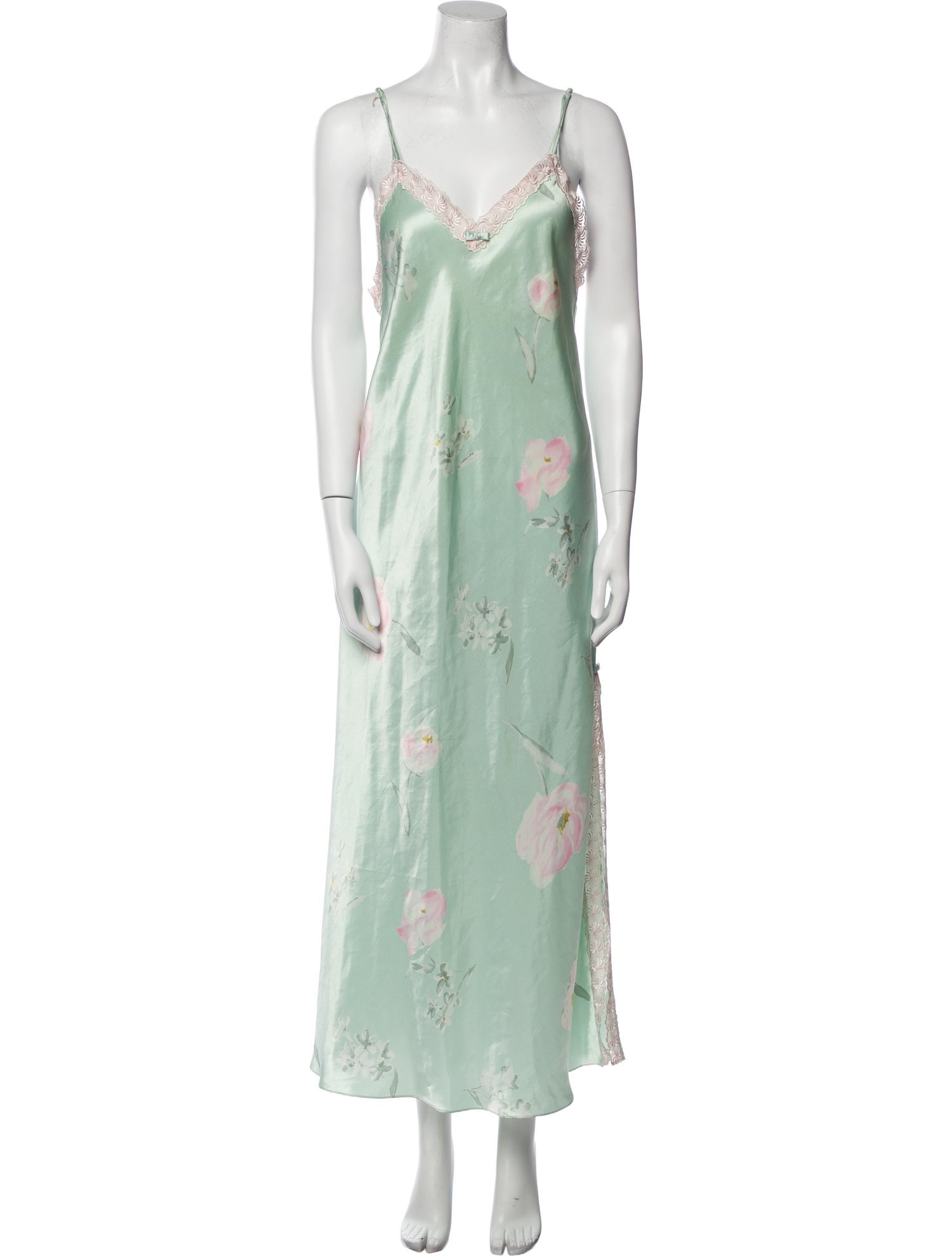 Christian Dior Vintage Floral Print Nightgown