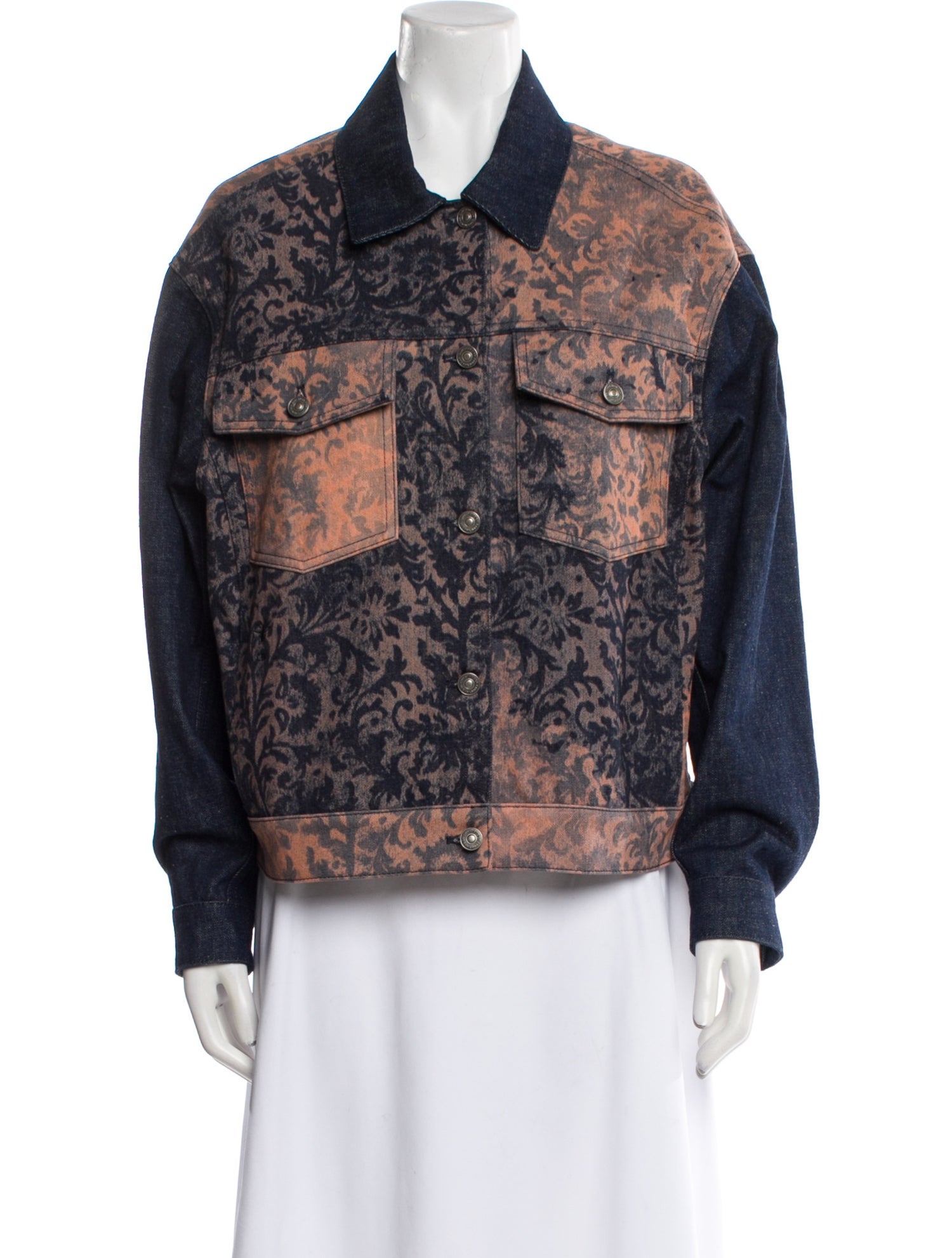 Christian Dior Animal Print Denim Jacket