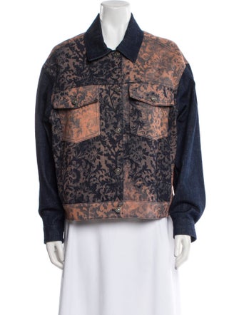 Christian Dior Animal Print Denim Jacket