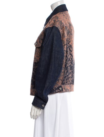 Christian Dior Animal Print Denim Jacket