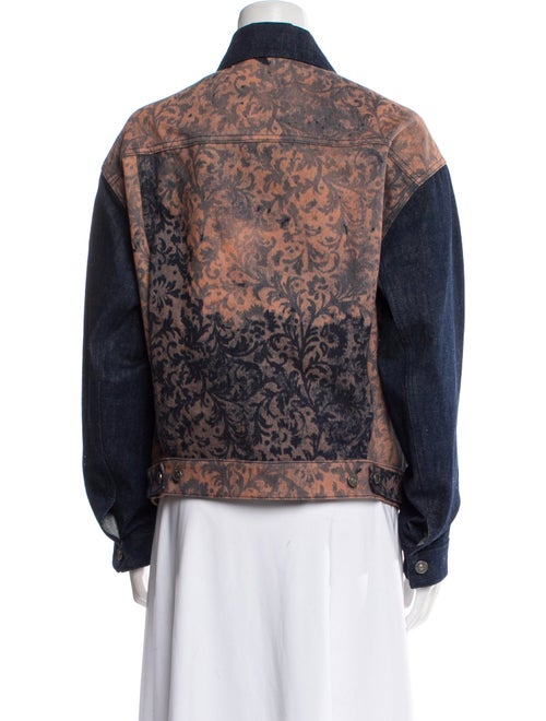 Christian Dior Animal Print Denim Jacket