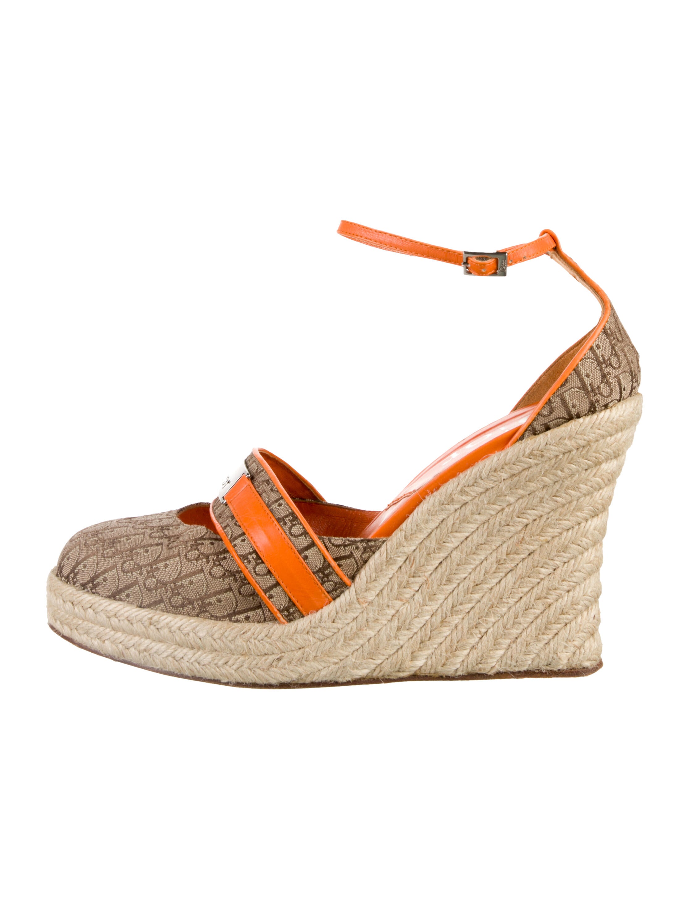 Christian Dior Canvas Printed Pumps