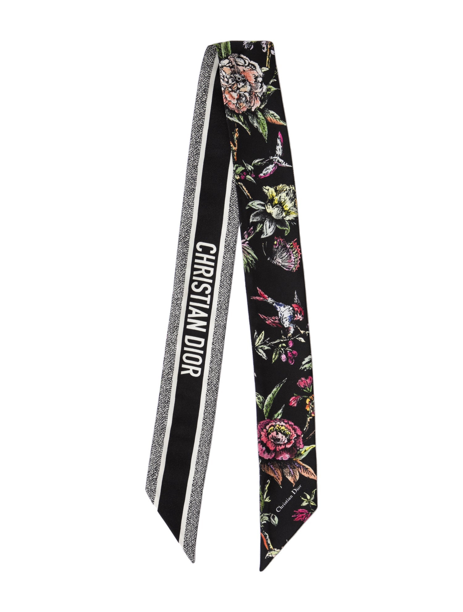 Christian Dior Silk Printed Bandeau