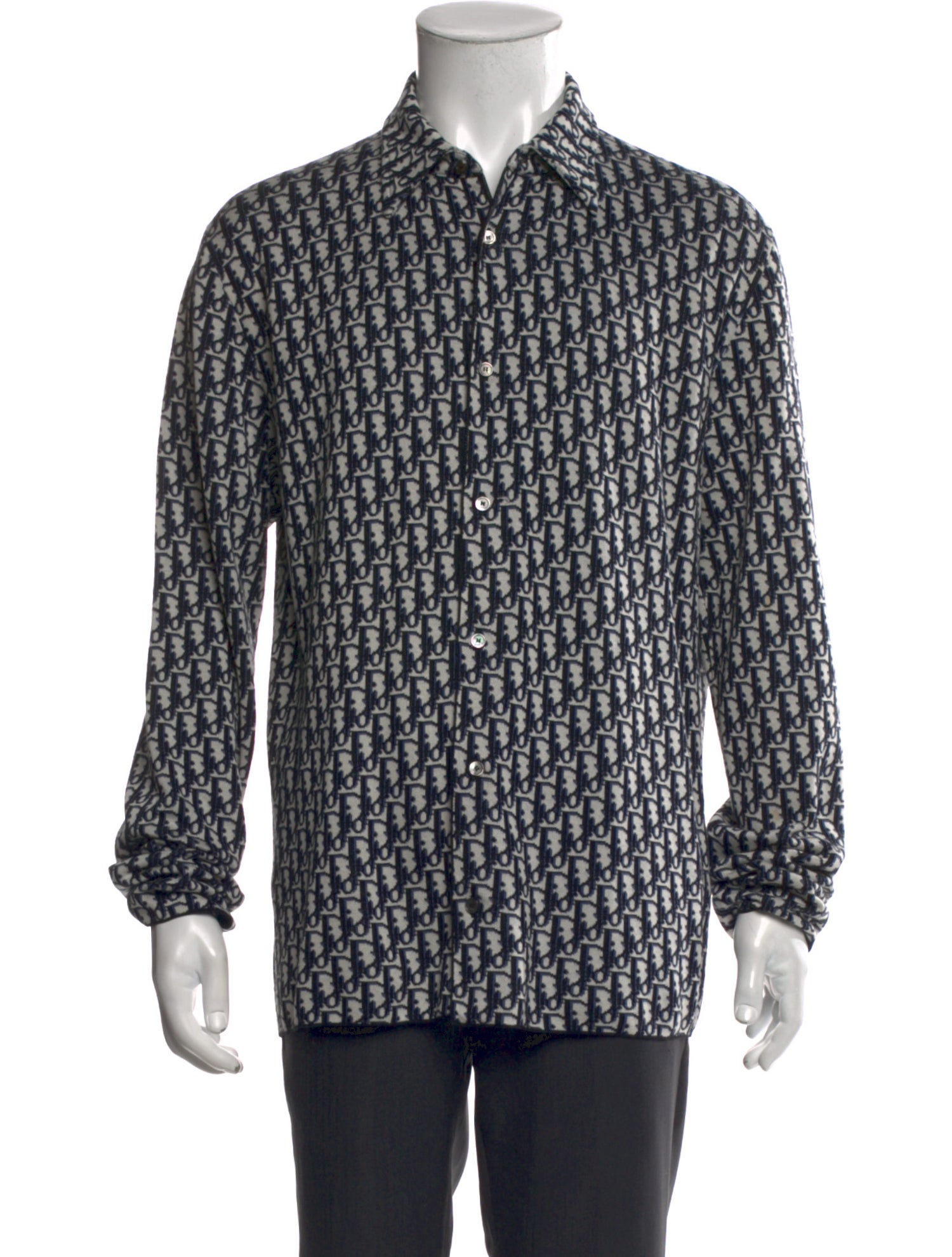 DIOR MEN 2020 Oblique Jacquard Shirt