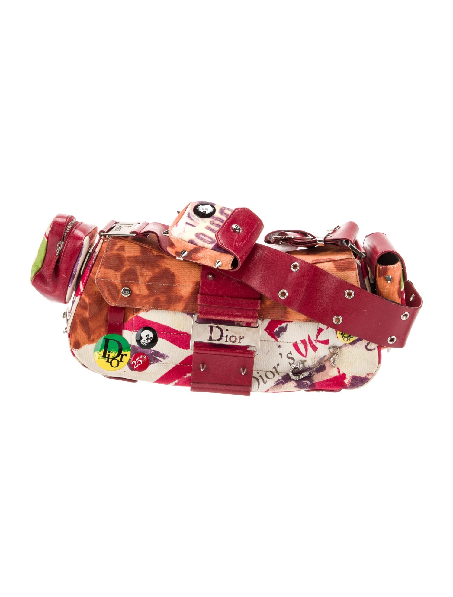 Christian Dior Canvas Shoulder Bag Vintage