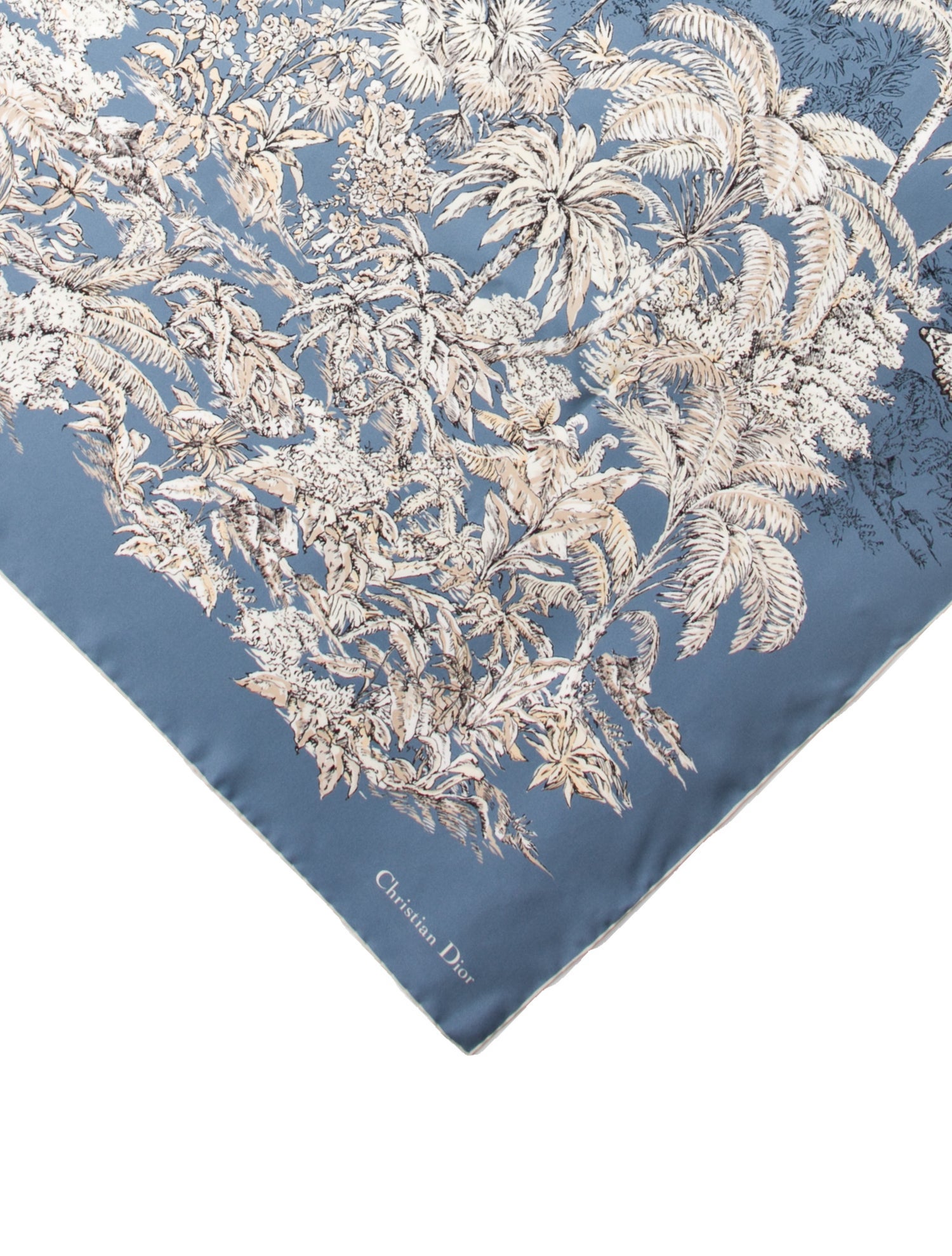 Christian Dior Silk Printed Scarf w/ Tags