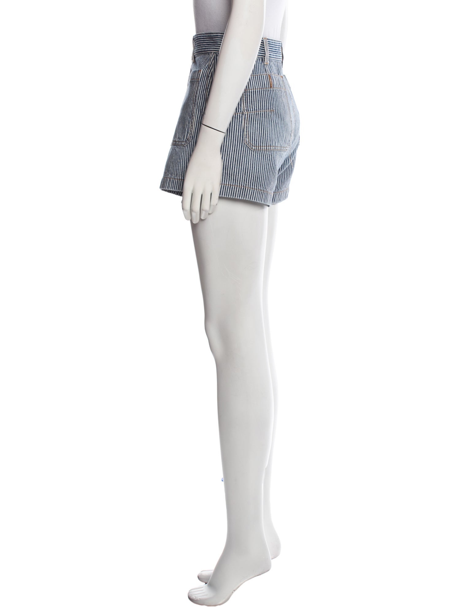 Christian Dior Striped Mini Shorts