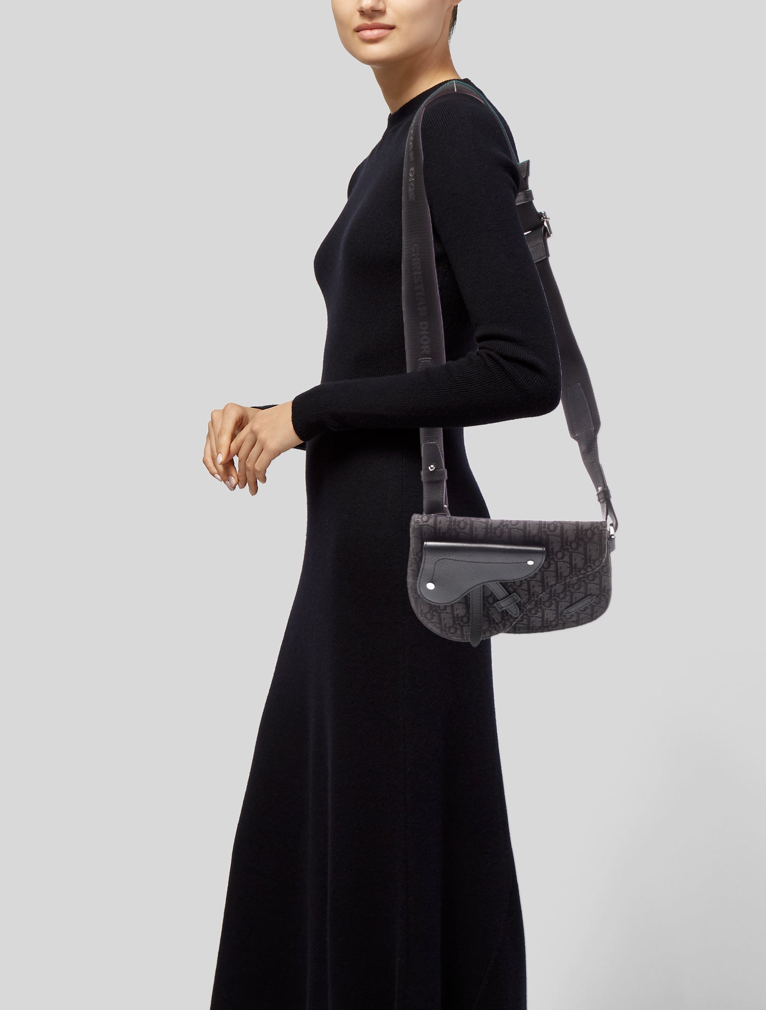 DIOR MEN Canvas Crossbody Bag