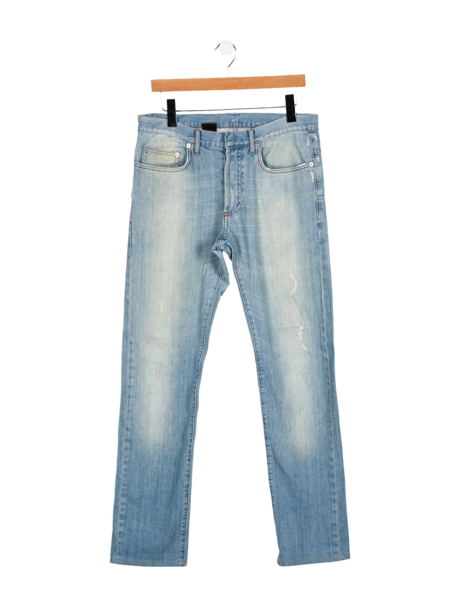 Dior Homme 21 CM Clawmark Straight-Leg Jeans - Grey, 10.25