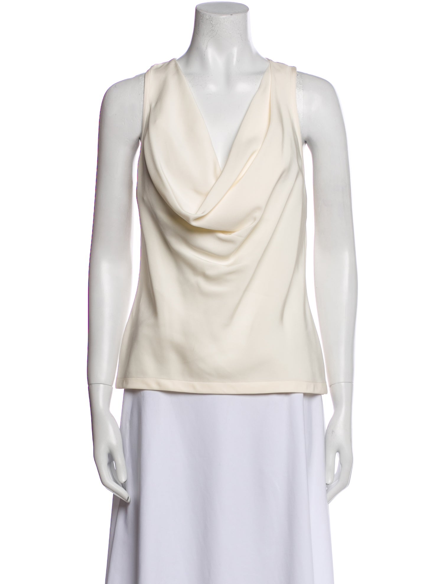 Christian Dior Silk Cowl Neck Top