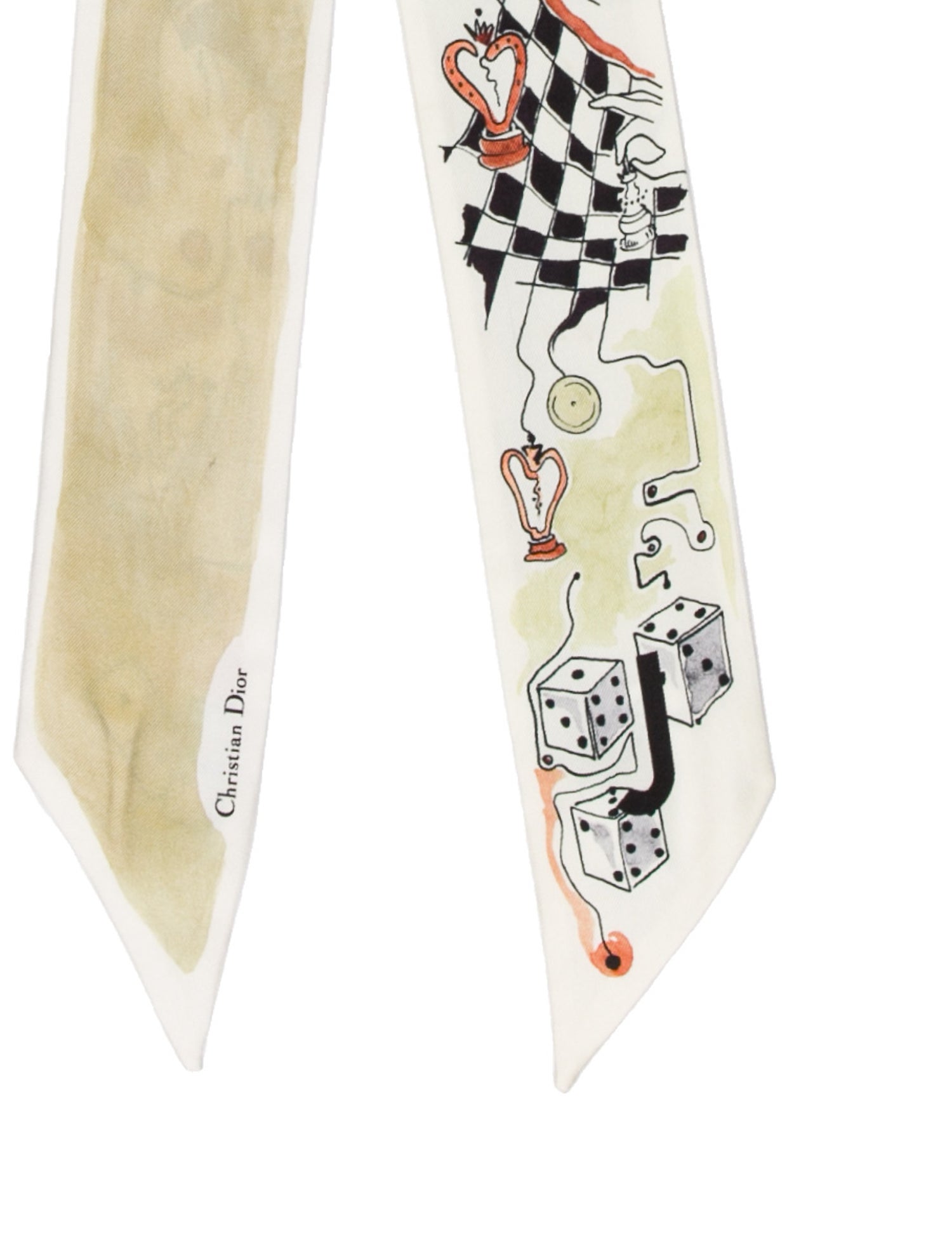 Christian Dior Silk Printed Scarf