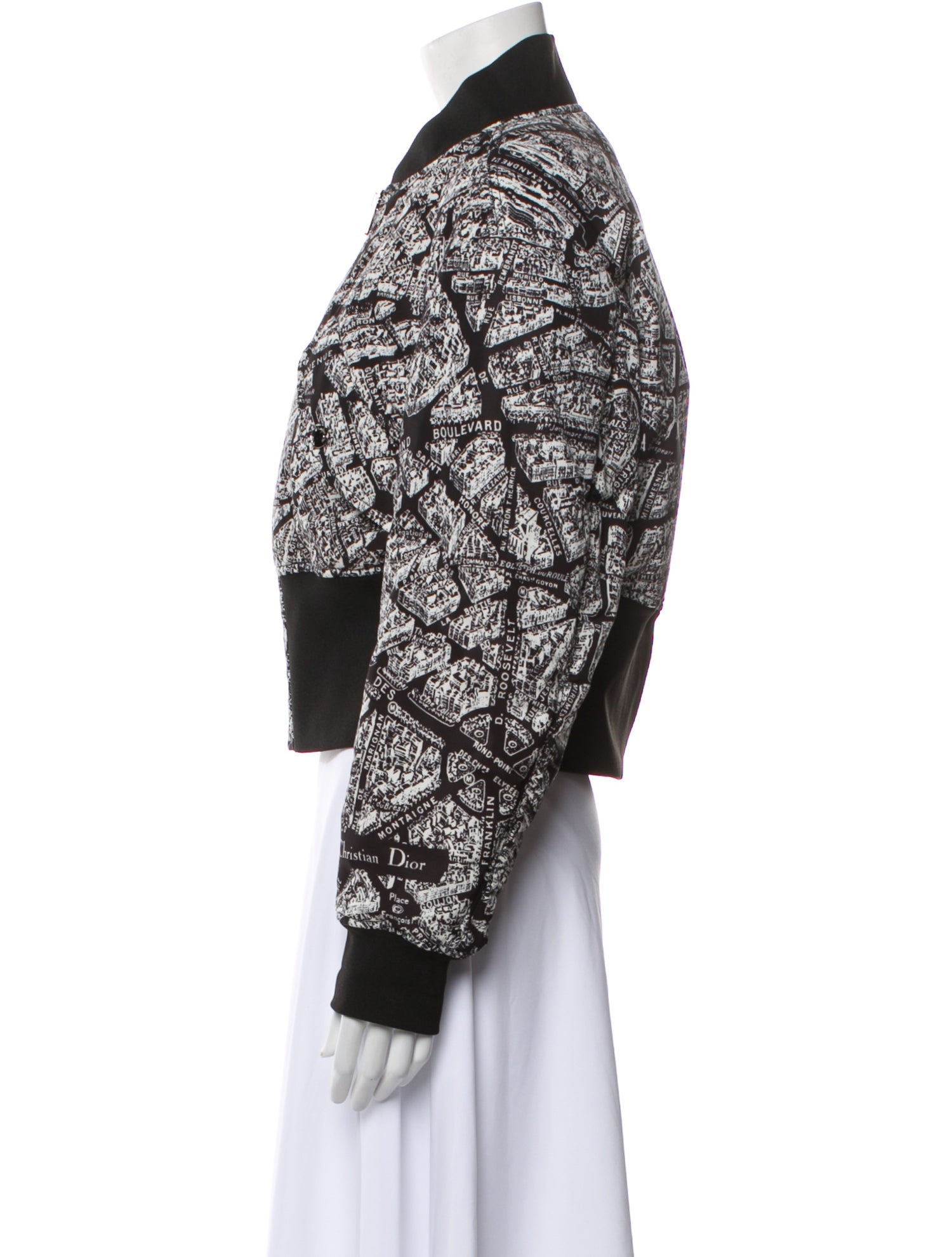 Christian Dior Printed Bomber Jacket