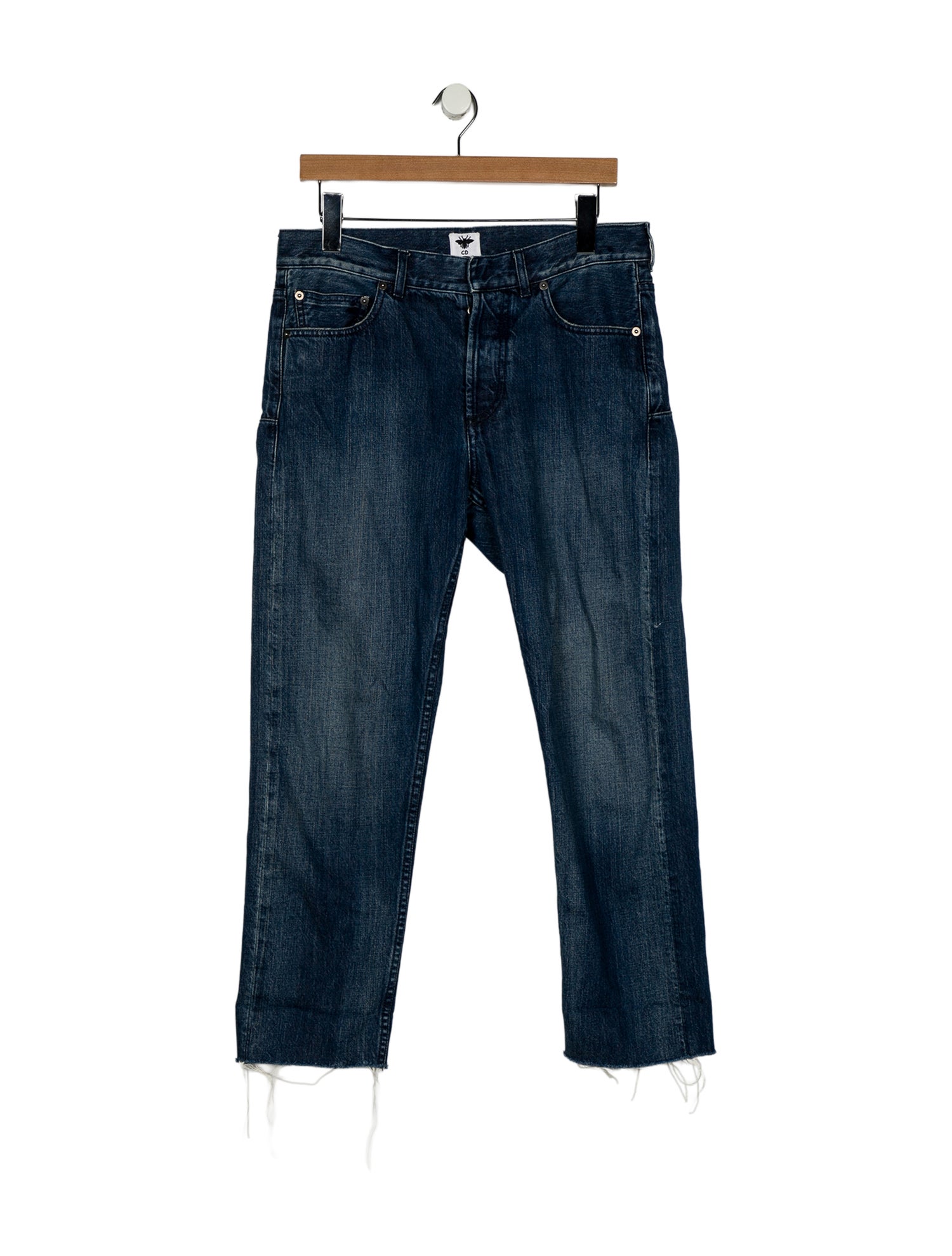 Christian Dior Mid-Rise Straight Leg Jeans