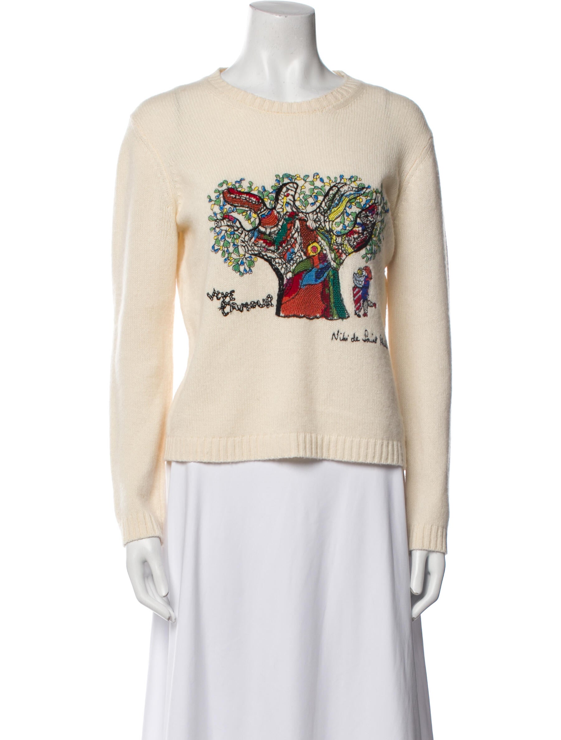 Christian Dior Cashmere Printed Sweater