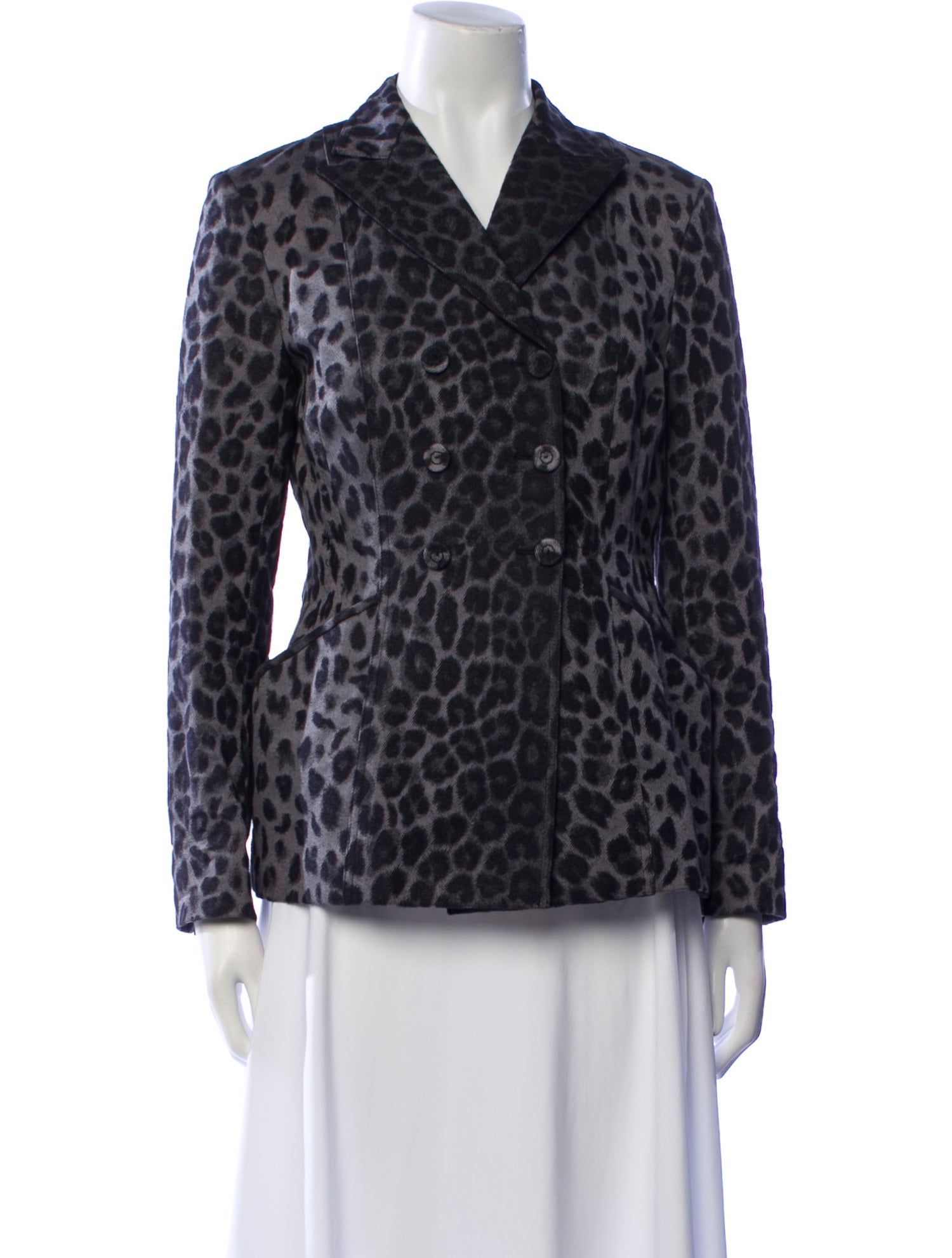 Christian Dior Animal Print Blazer