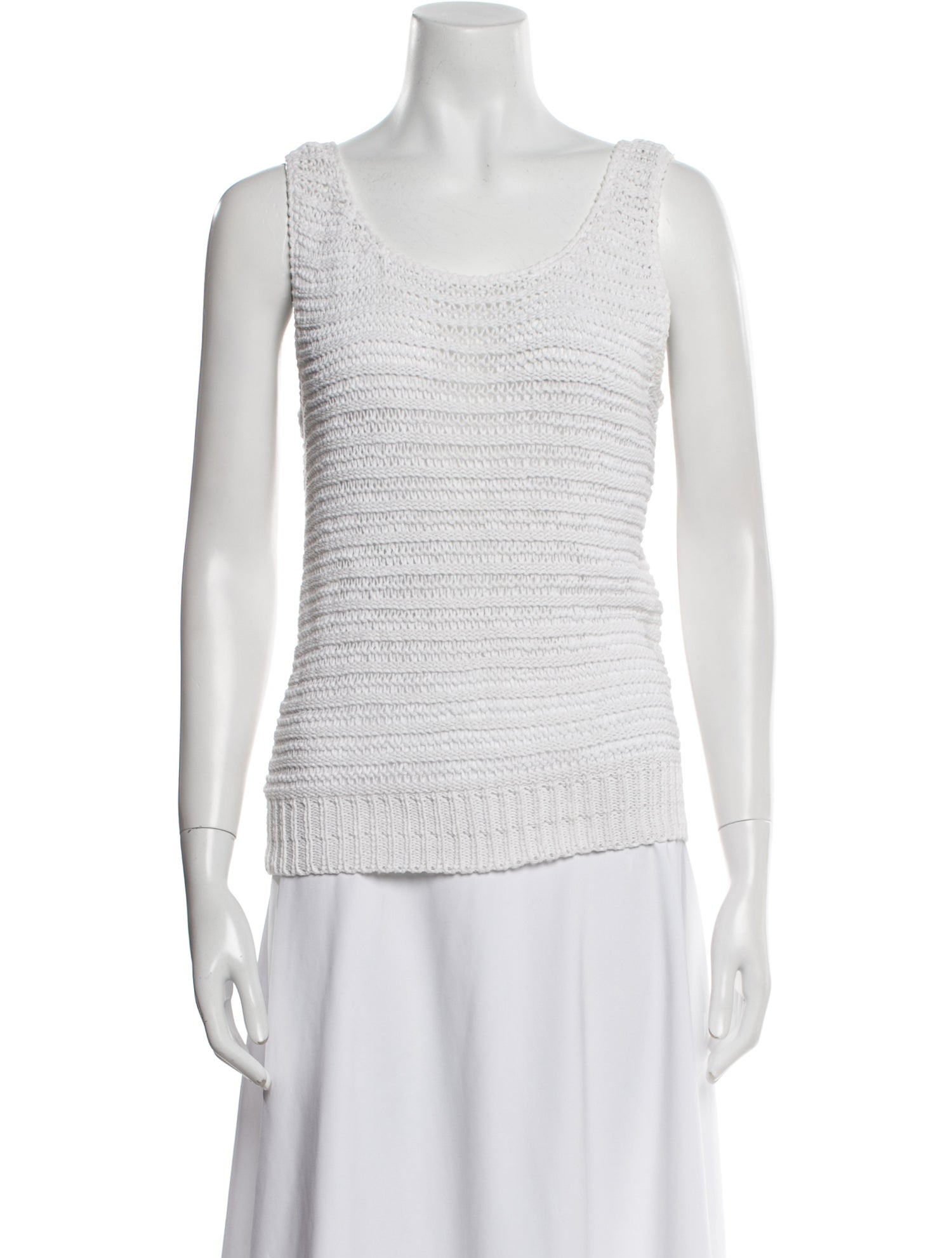 Christian Dior Scoop Neck Sleeveless Top