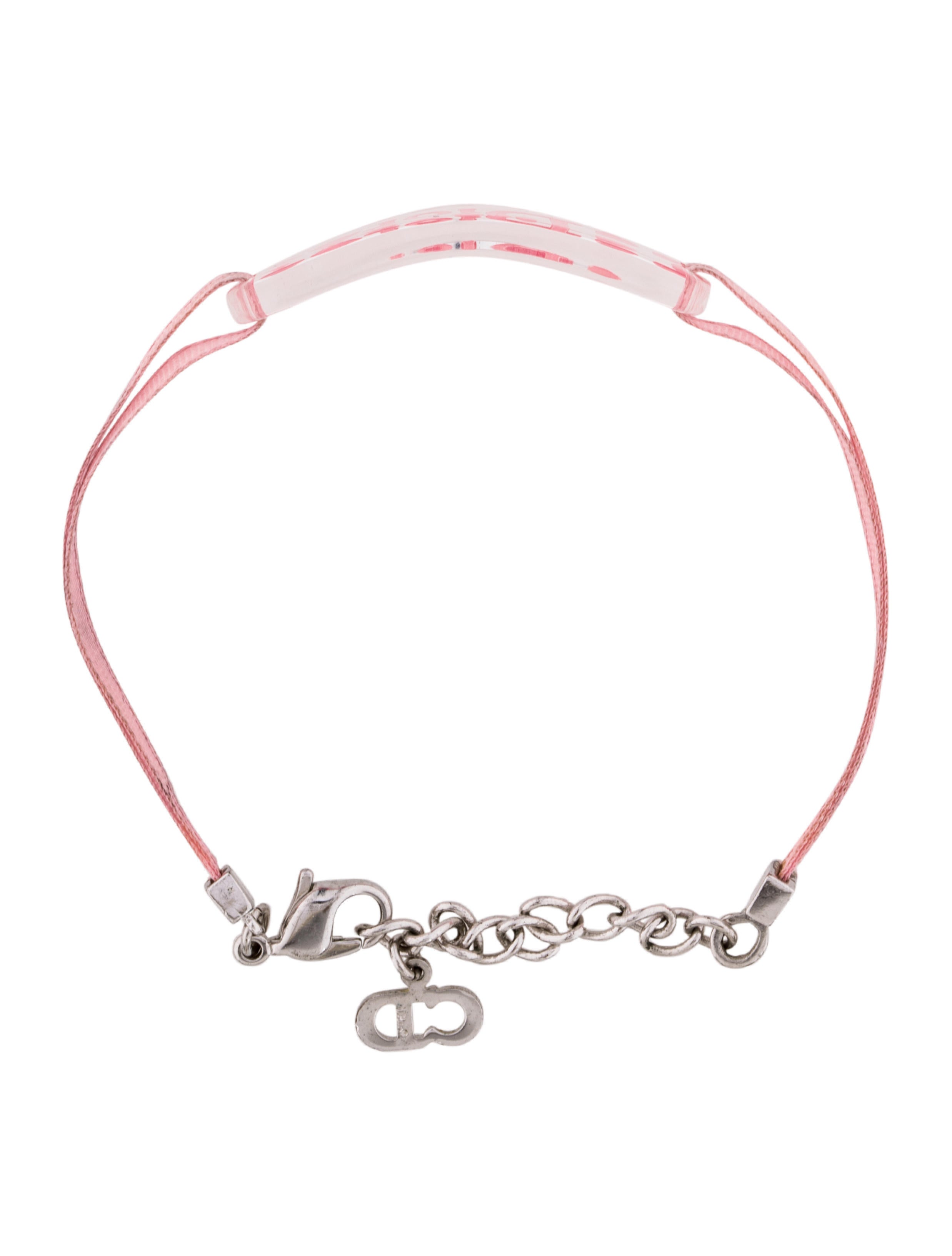 Christian Dior Logo ID Ribbon Bracelet Bracelets CHR55952 The