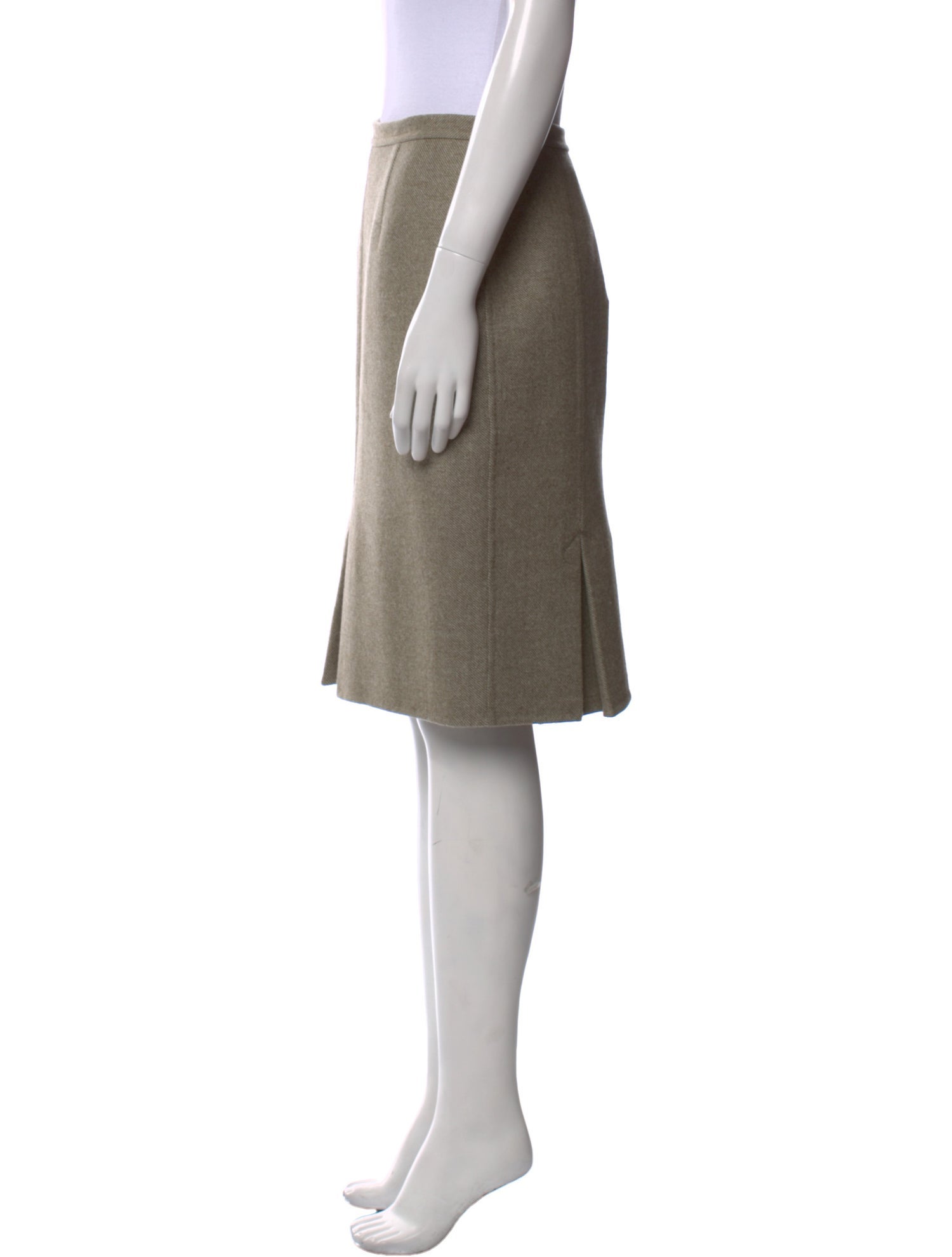 Christian Dior Wool Knee-Length Skirt
