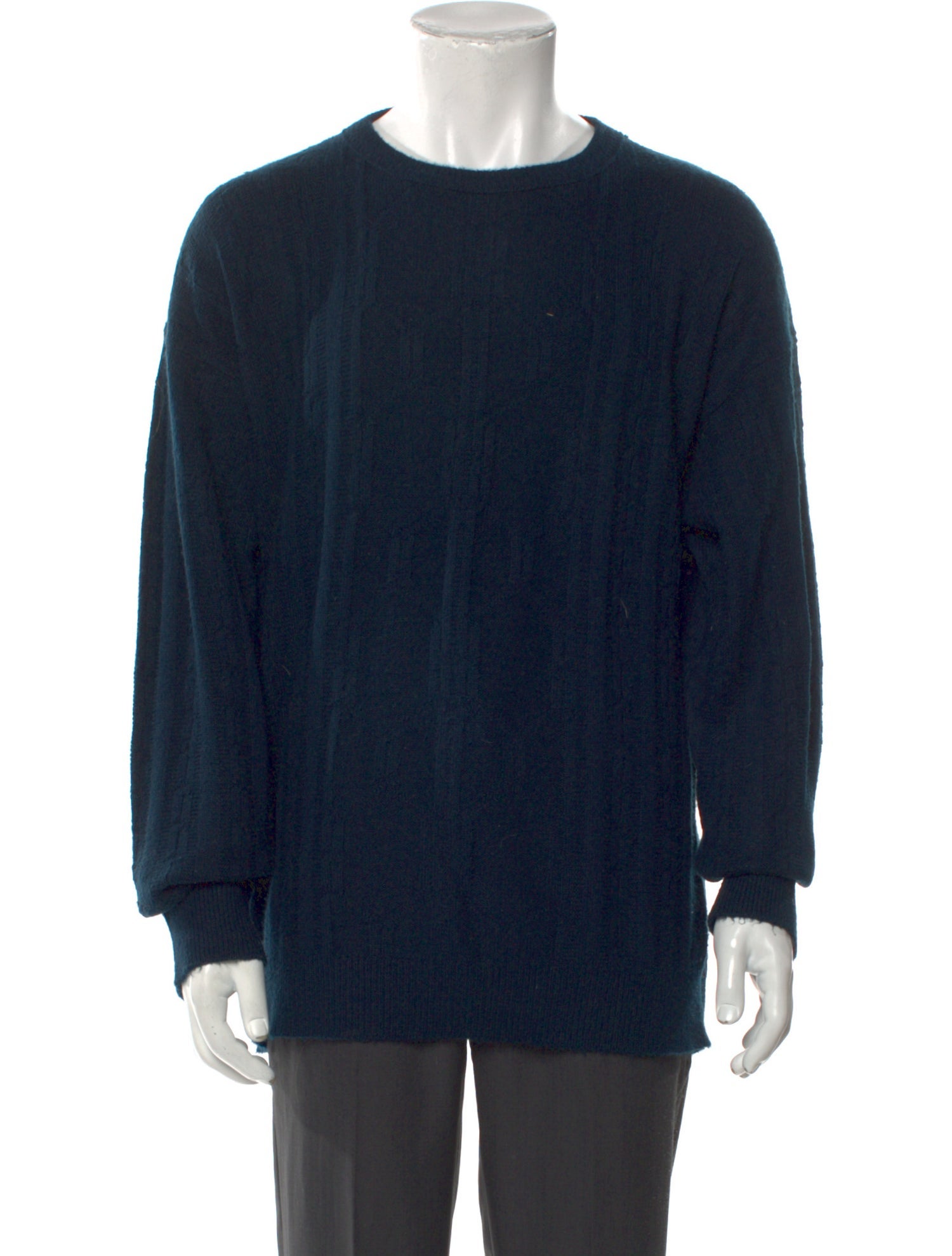 Christian Dior Virgin Wool Crew Neck Pullover