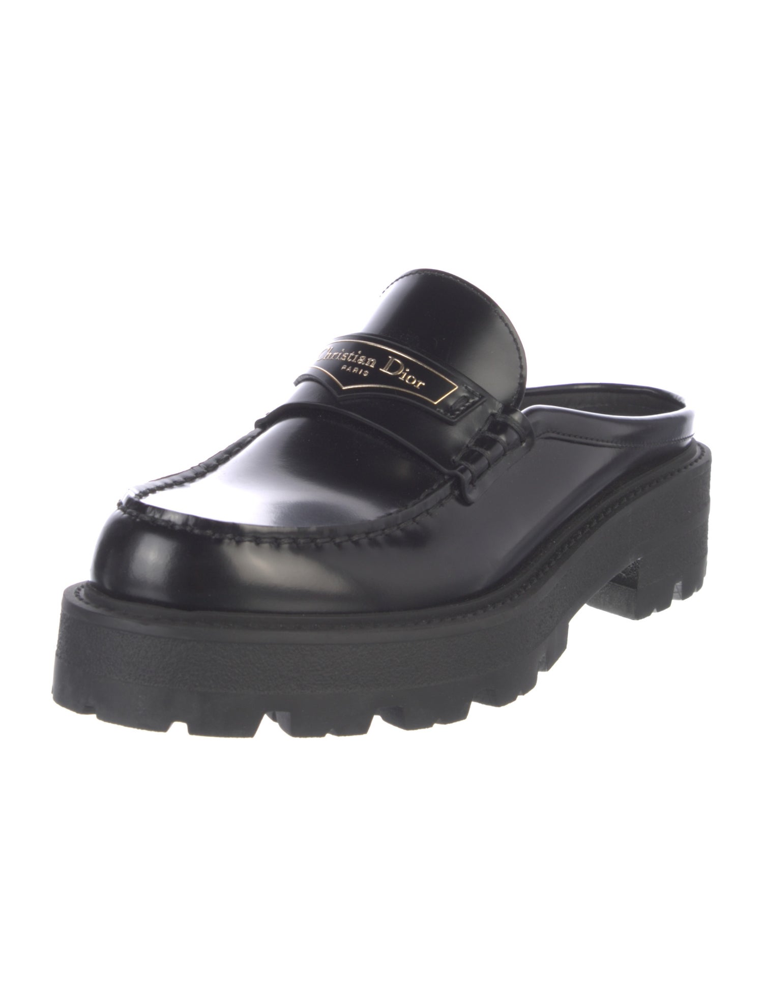 Christian Dior Patent Leather Mules