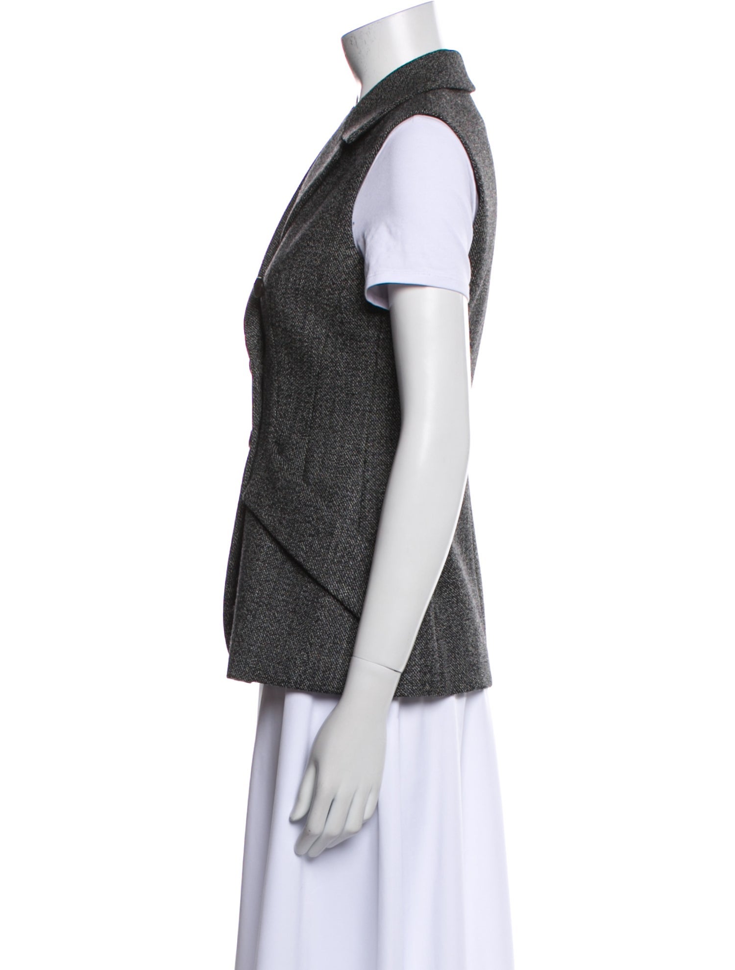 Christian Dior Virgin Wool Printed Vest