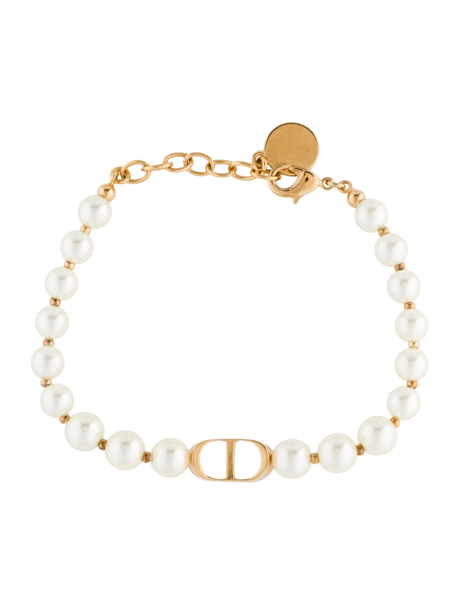 Christian Dior Faux Pearl 30 Montaigne Bracelet