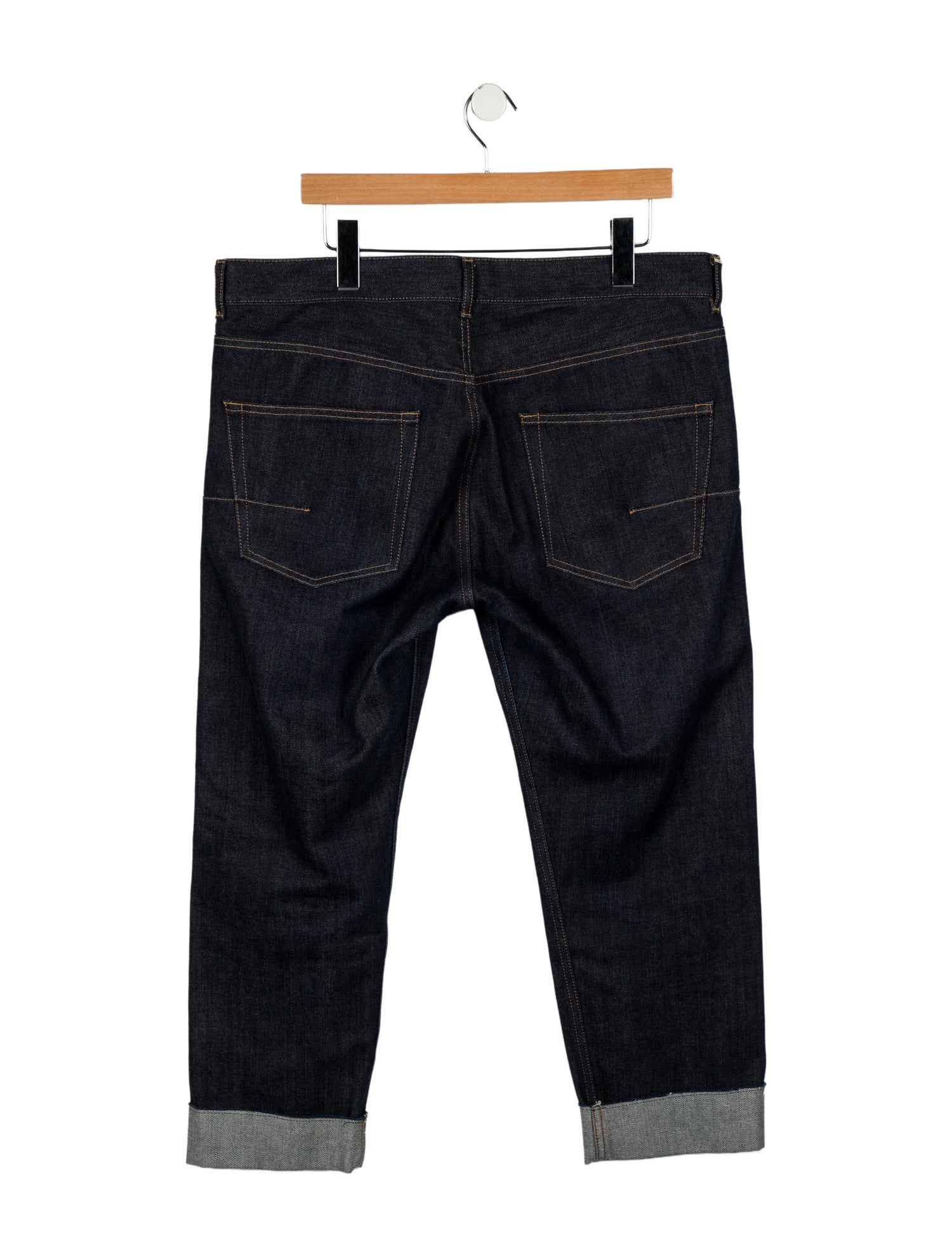 Christian Dior Mid-Rise Straight Leg Jeans