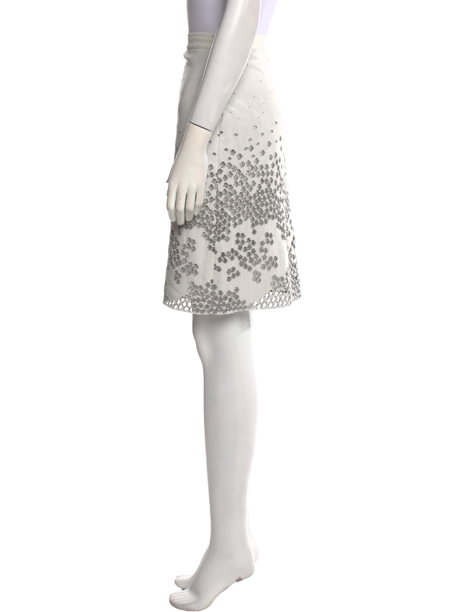 Christian Dior Printed Knee-Length Skirt