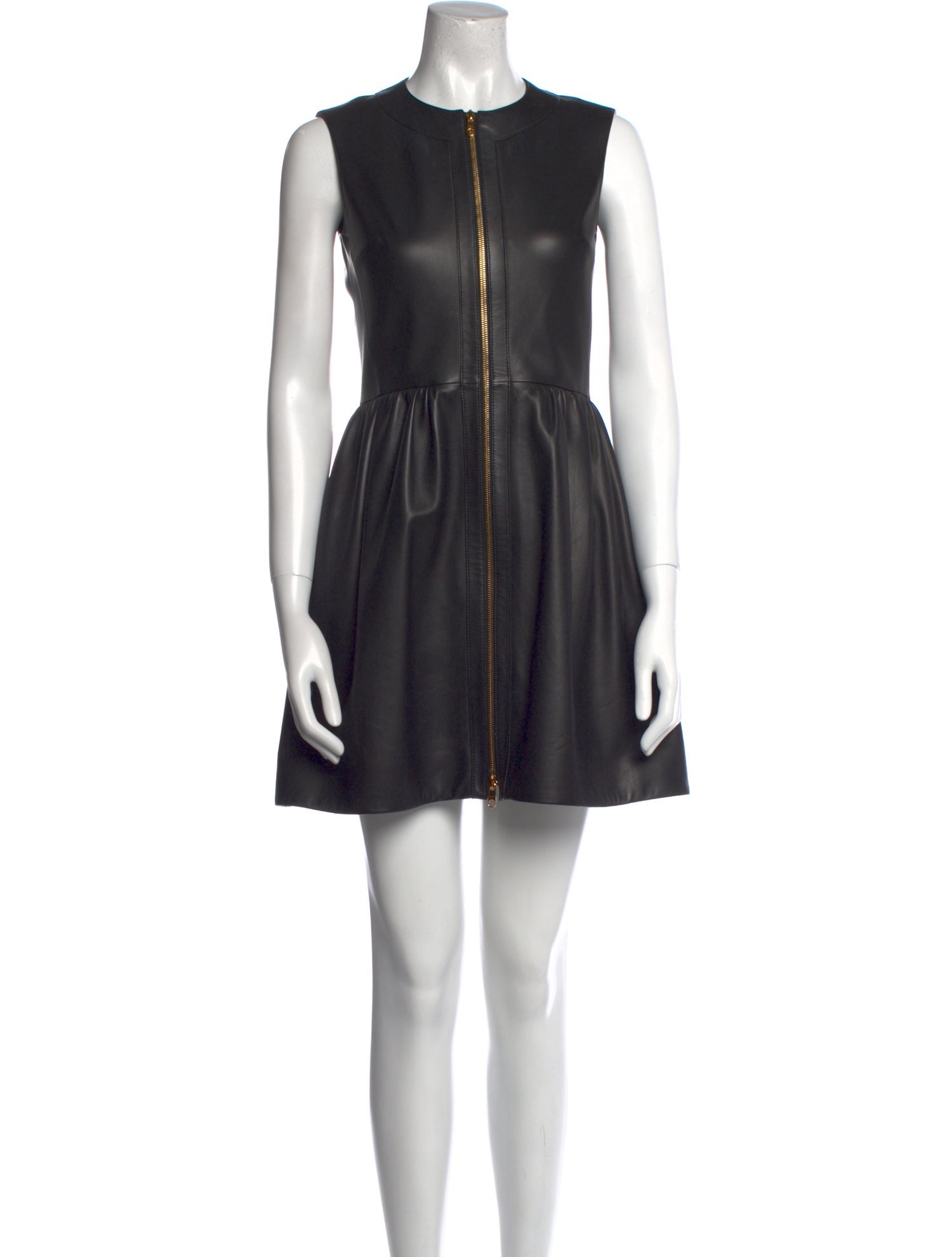 Christian Dior Leather Mini Dress