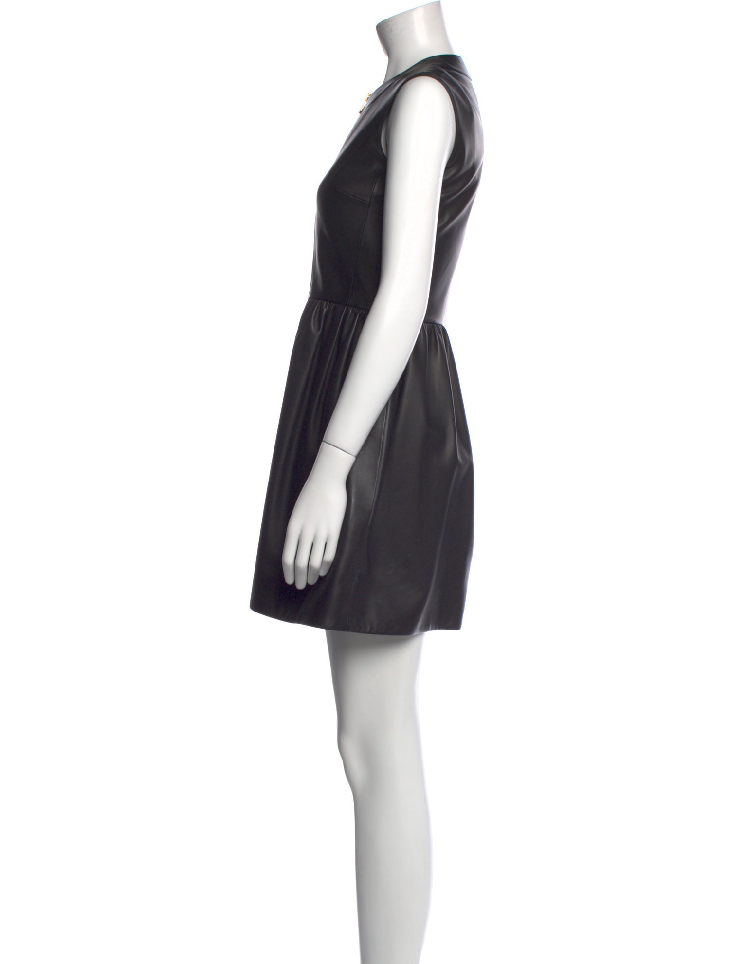 Christian Dior Leather Mini Dress