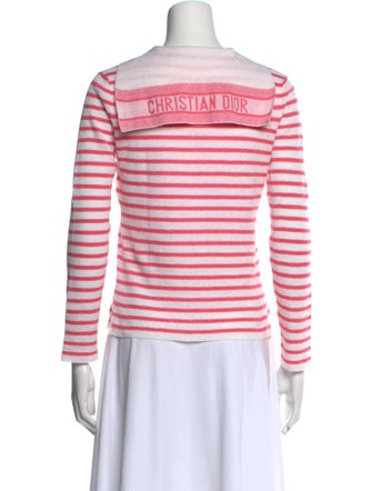 Christian Dior Linen Striped Sweater