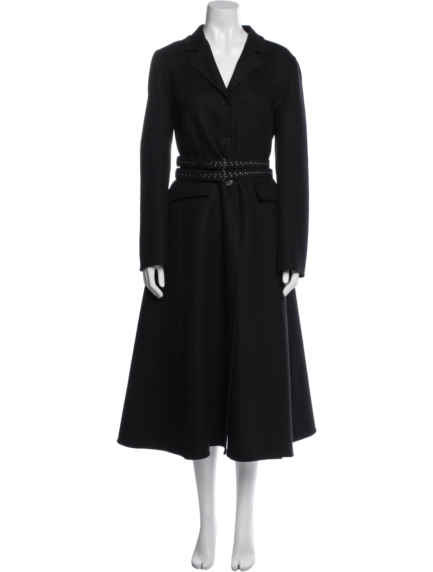 Christian Dior Wool Fur Coat