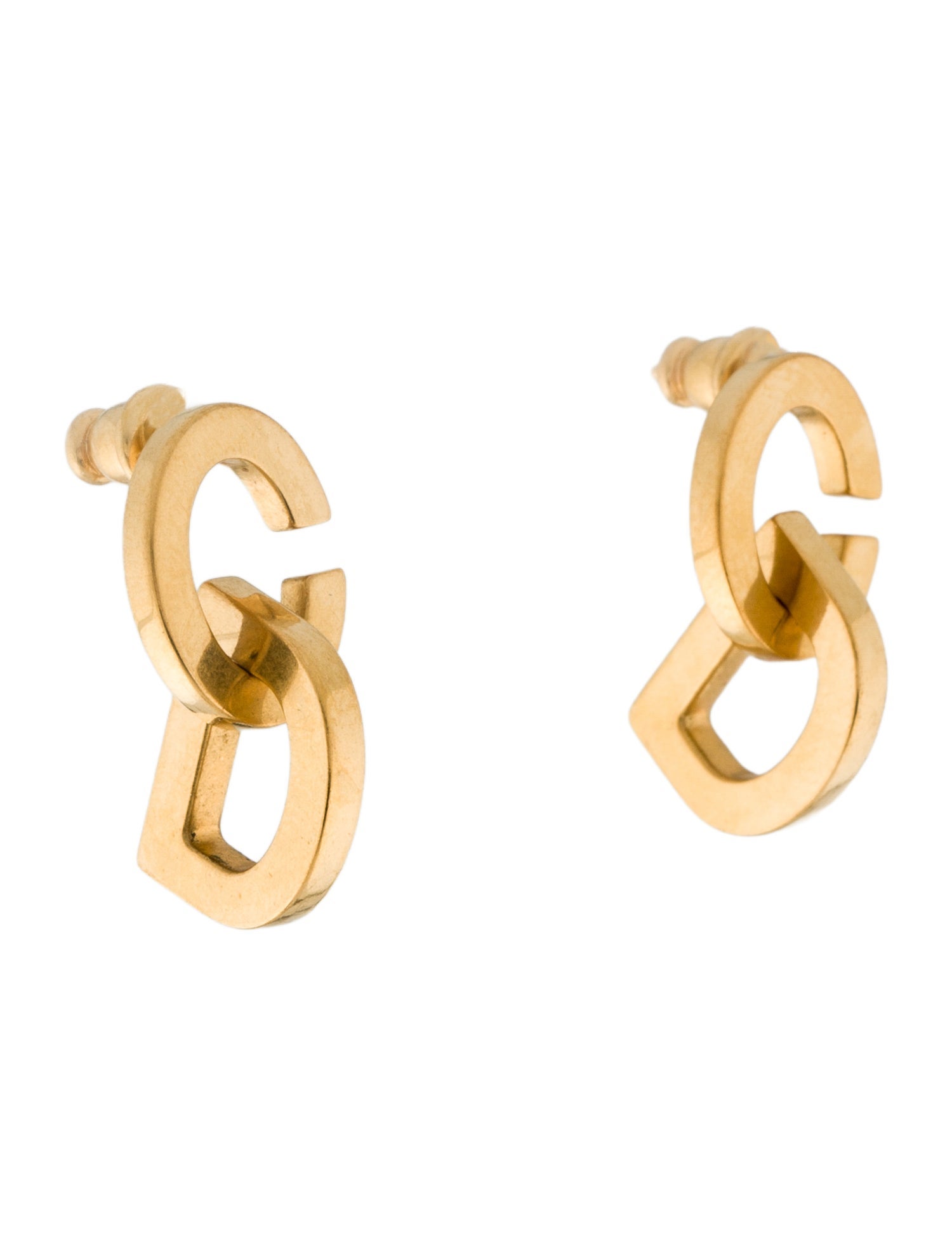 Christian Dior CD Lock Drop Earrings