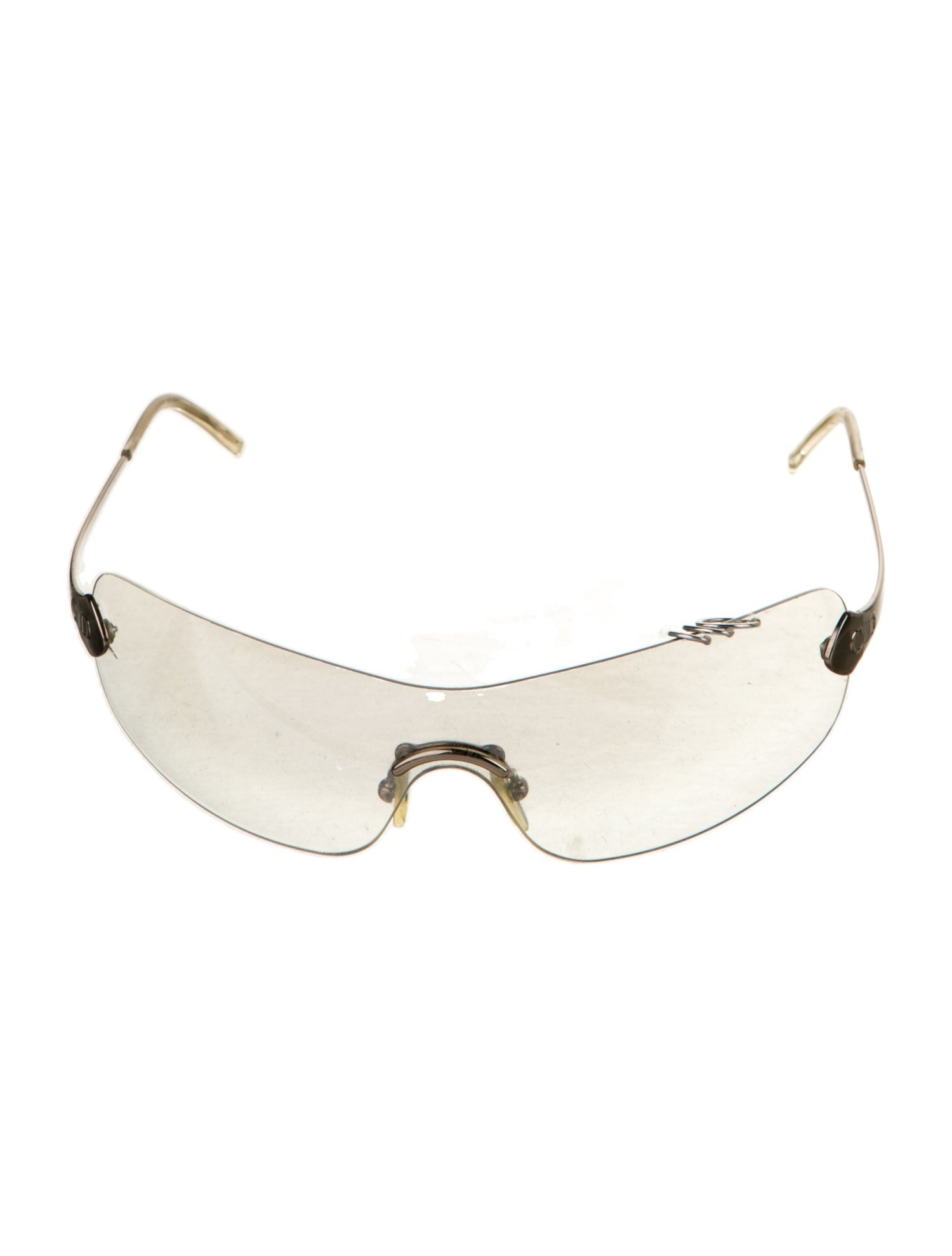 Christian Dior Shield Mirrored Sunglasses
